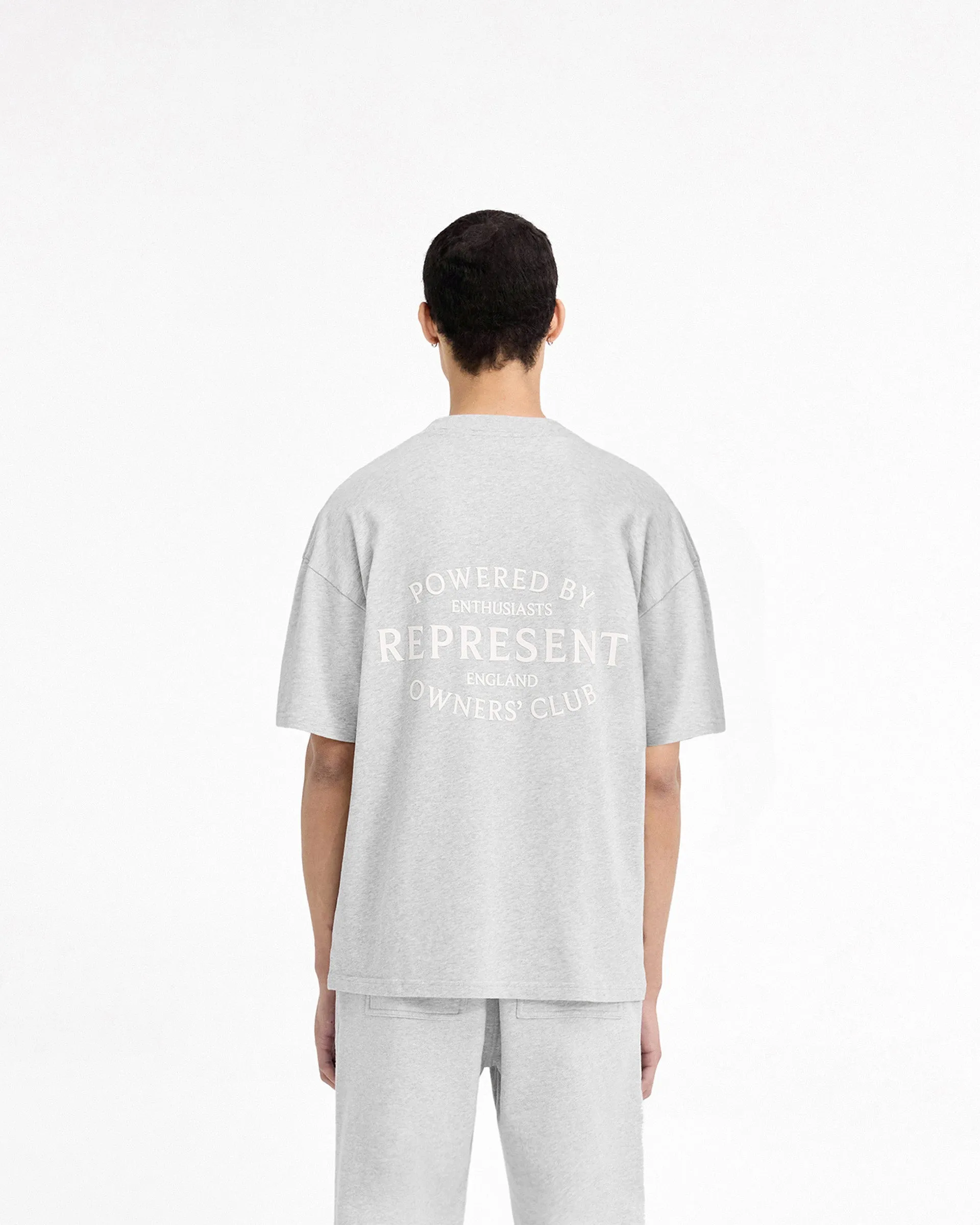 Represent Owners Club Stamp T-Shirt - Ash Grey sold by Represent product image thumbnail 5
