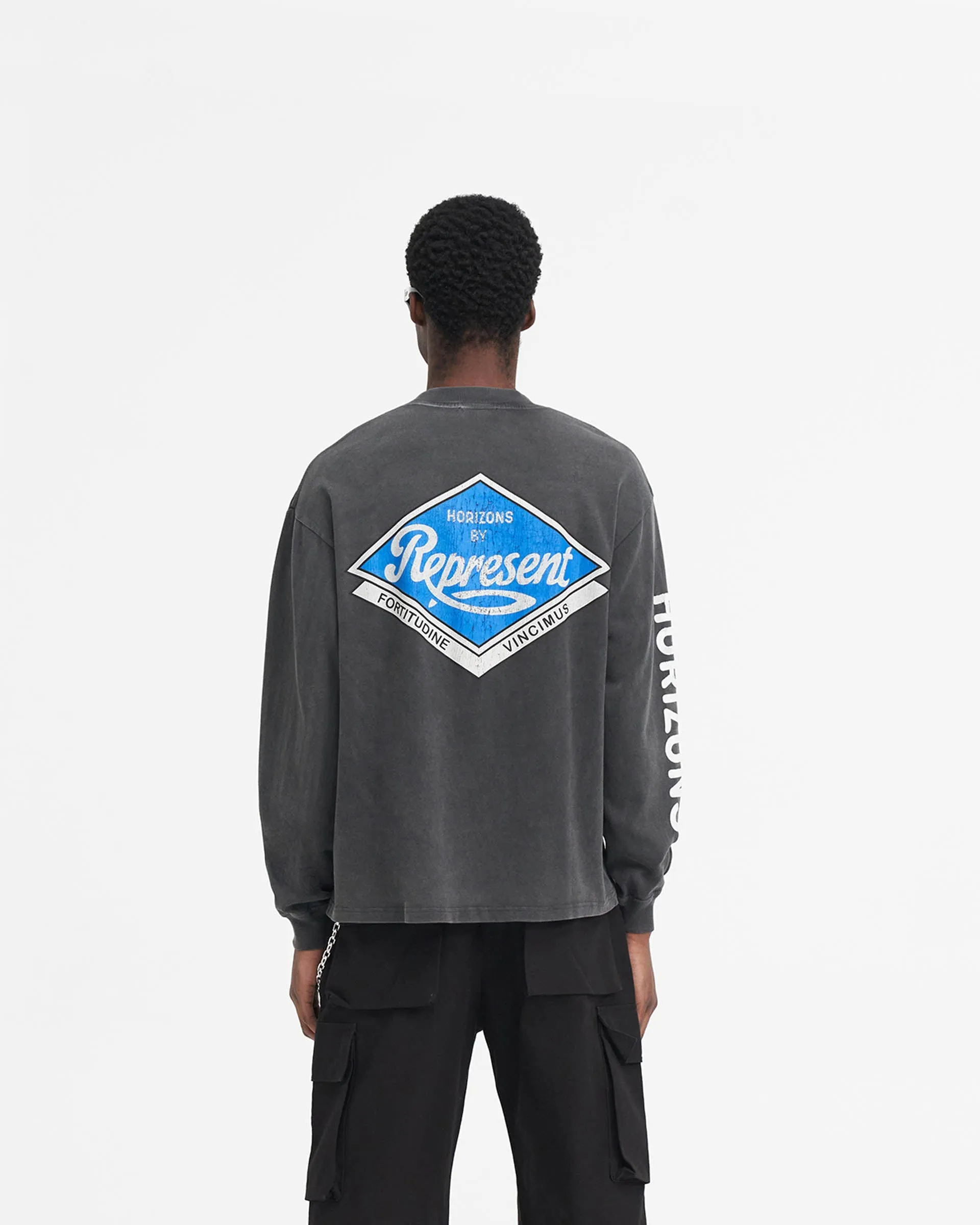 Classic Parts Long Sleeve T-Shirt - Aged Black sold by Represent product image thumbnail 5