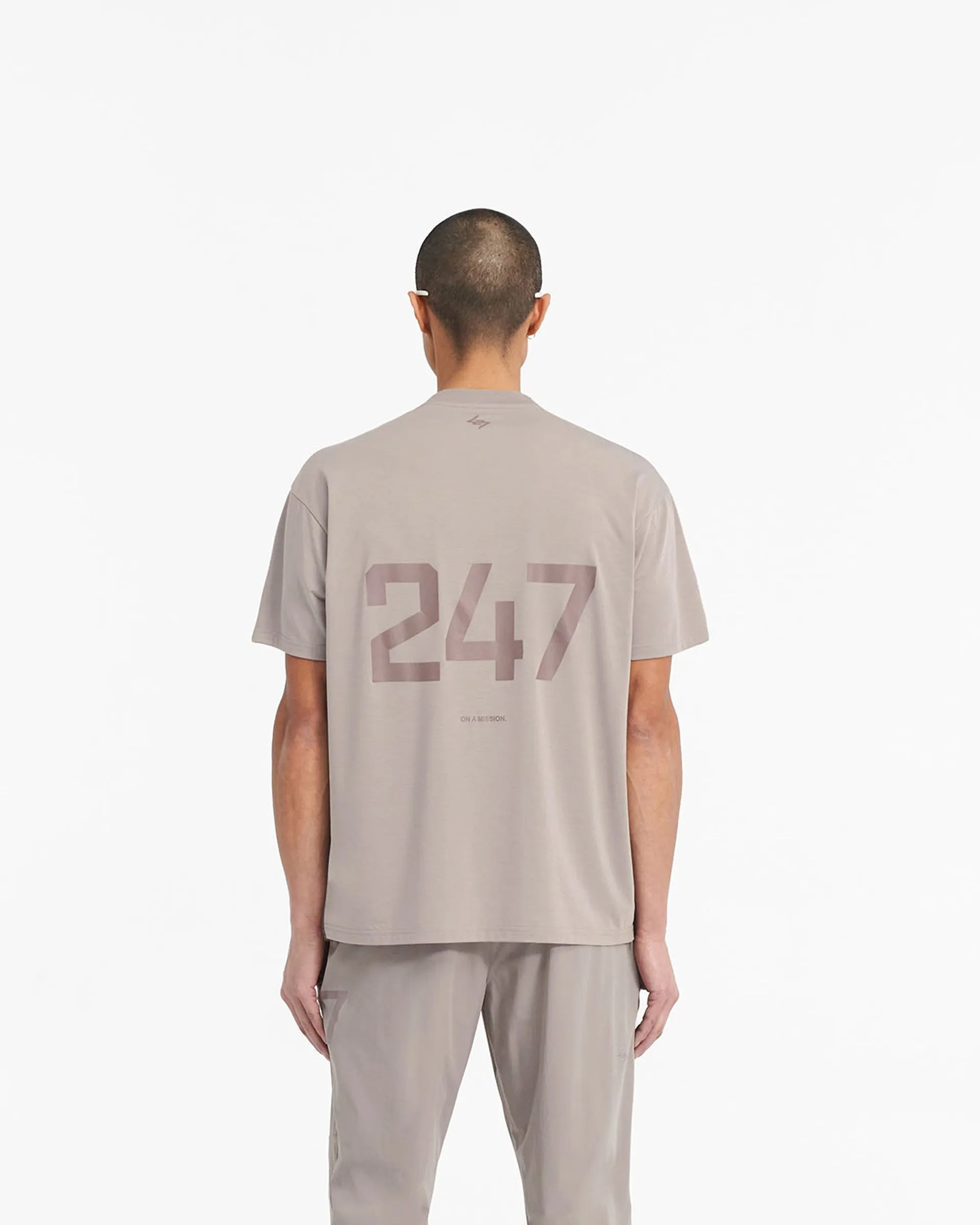 247 Oversized T-Shirt - Cinder sold by Represent product image thumbnail 4