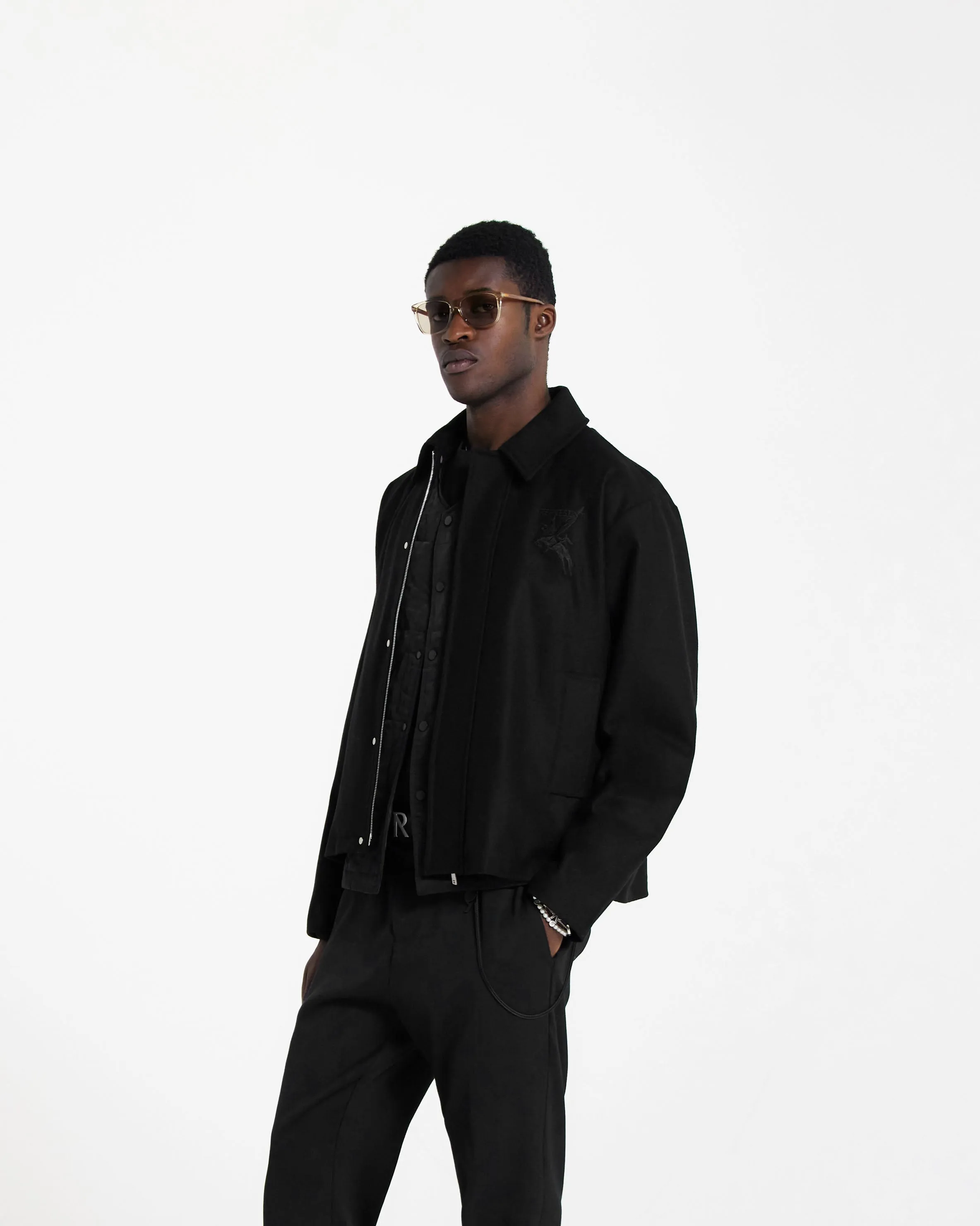 Wool Smart Jacket - Black sold by Represent product image thumbnail 4