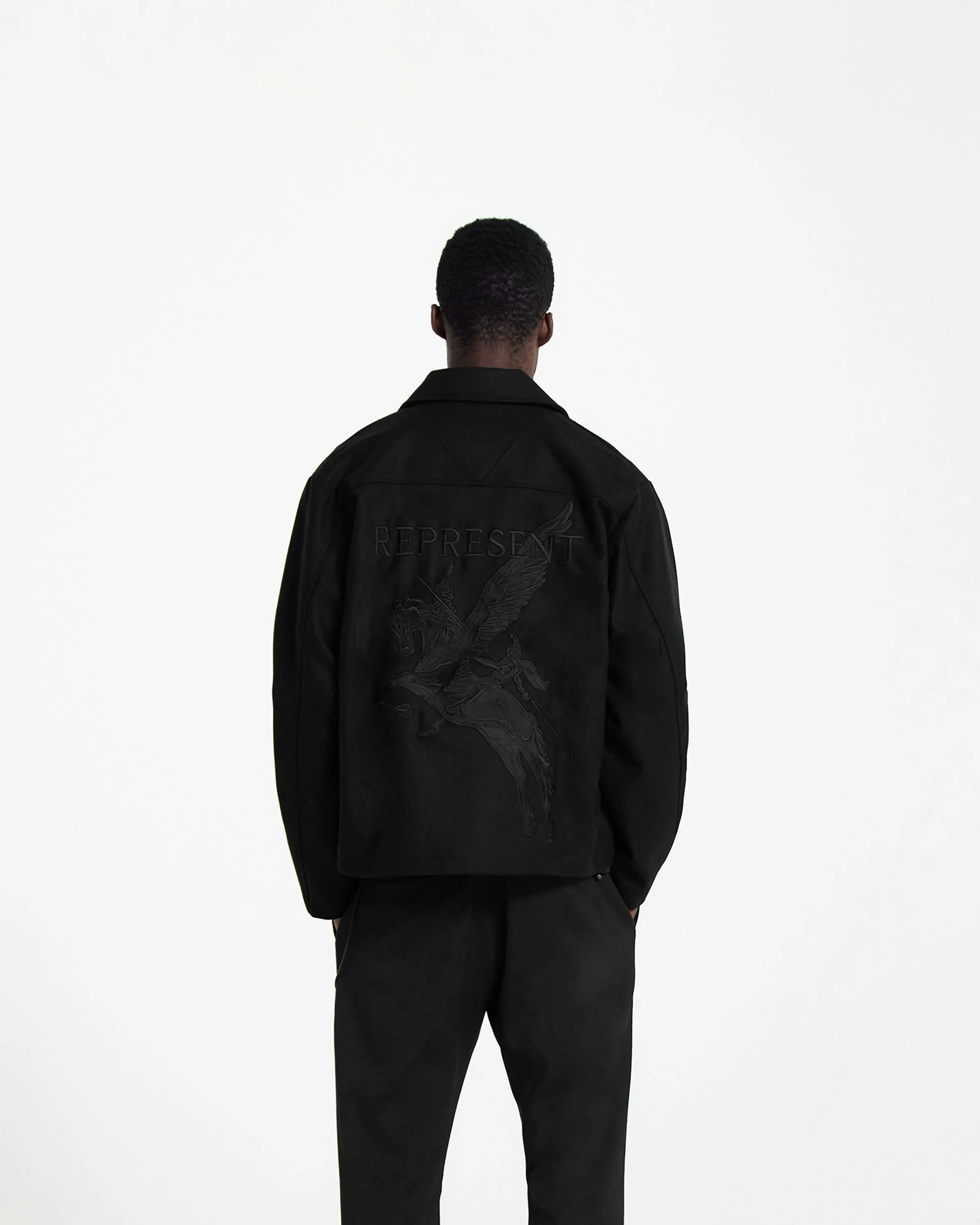 Wool Smart Jacket - Black sold by Represent product image thumbnail 5