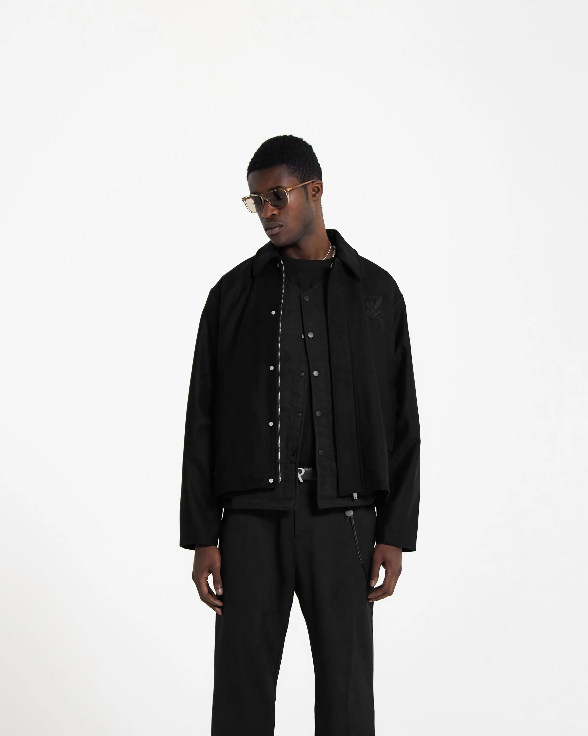 Wool Smart Jacket - Black sold by Represent product image thumbnail 3