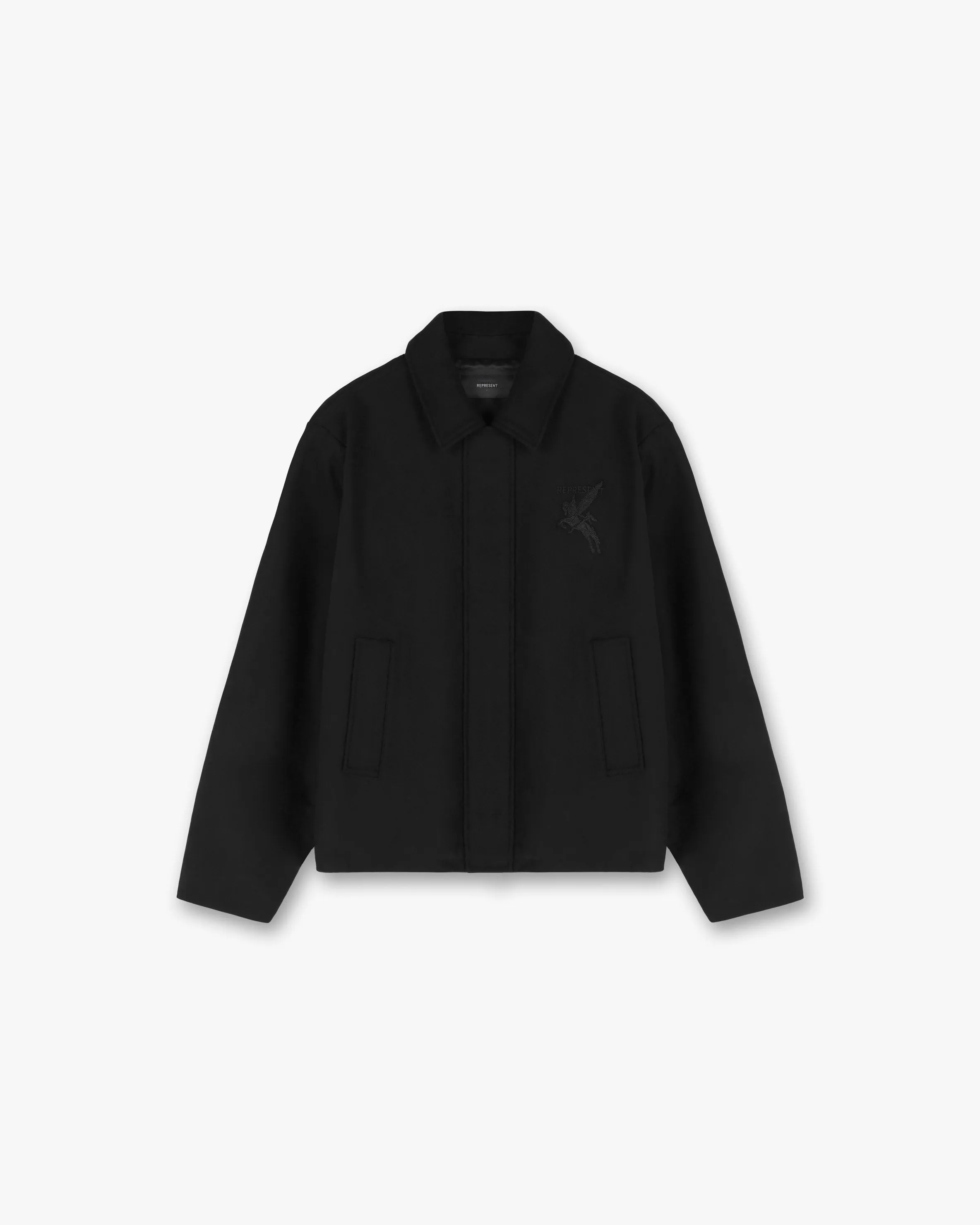 Wool Smart Jacket - Black sold by Represent