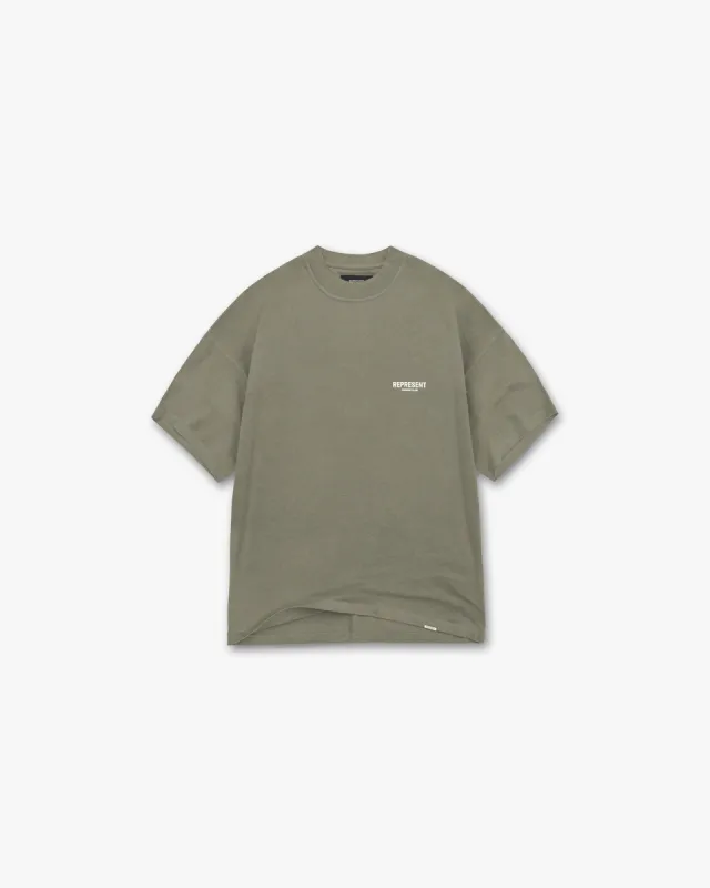 Represent Owners Club T-Shirt - Olive sold by Represent