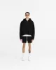 Initial Boxy Zip Through Hoodie - Black sold by Represent