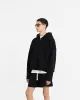 Initial Boxy Zip Through Hoodie - Black sold by Represent