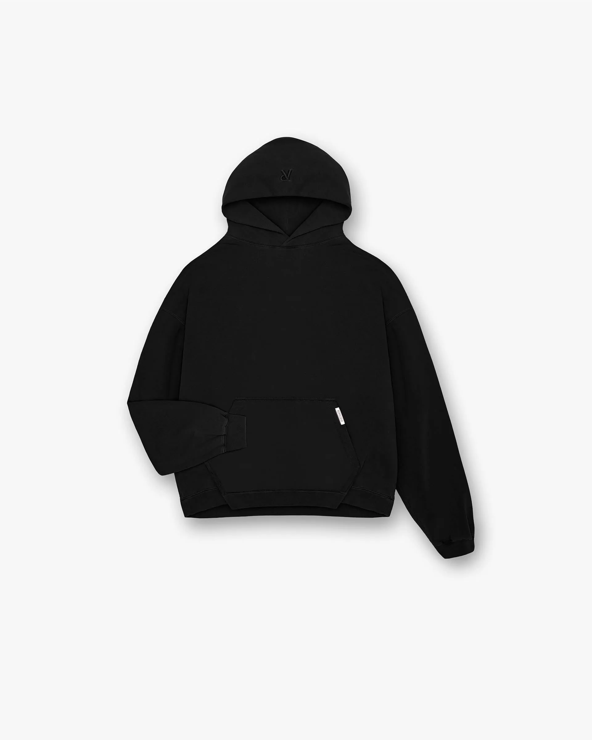 Initial Boxy Hoodie - Black sold by Represent