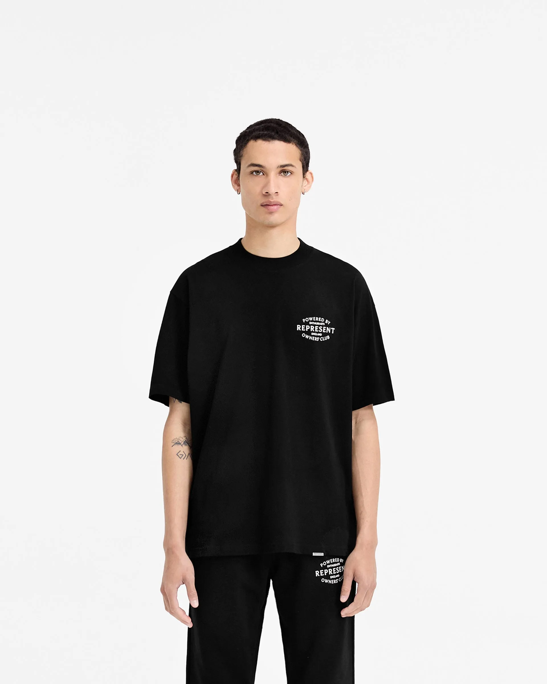 Represent Owners Club Stamp T-Shirt - Jet Black sold by Represent product image thumbnail 3