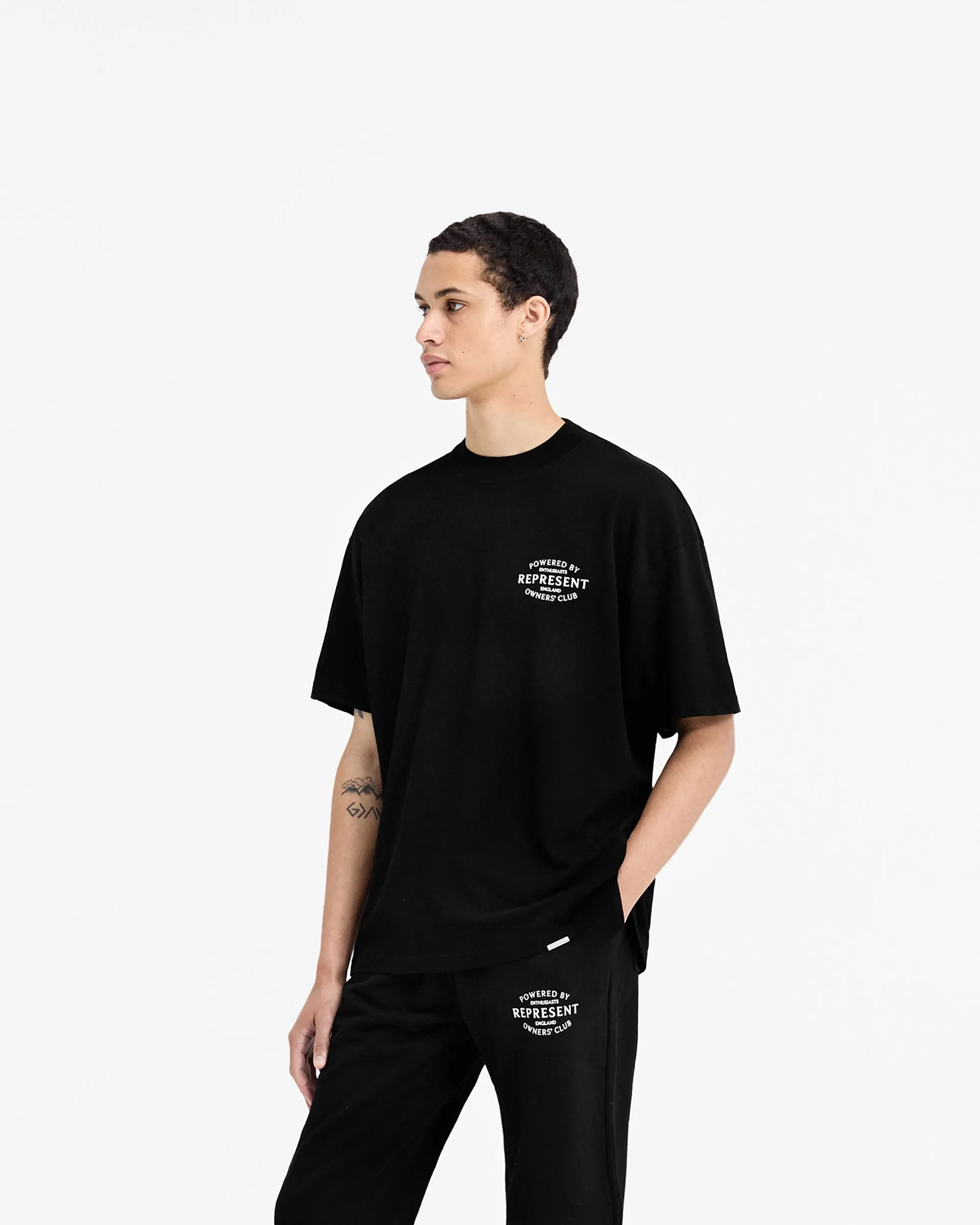Represent Owners Club Stamp T-Shirt - Jet Black sold by Represent product image thumbnail 4