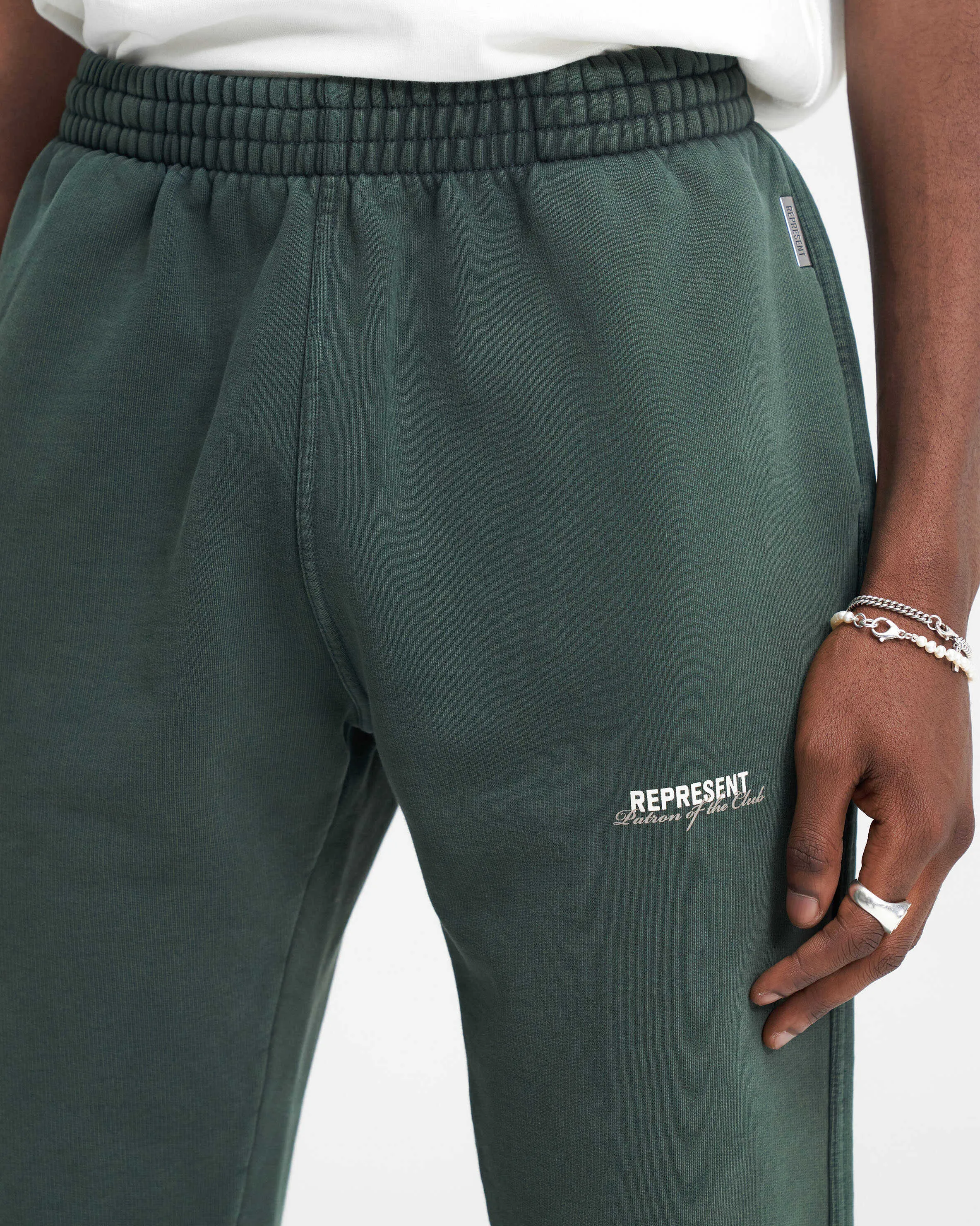 Patron Of The Club Sweatpant - Forest Green sold by Represent product image thumbnail 4