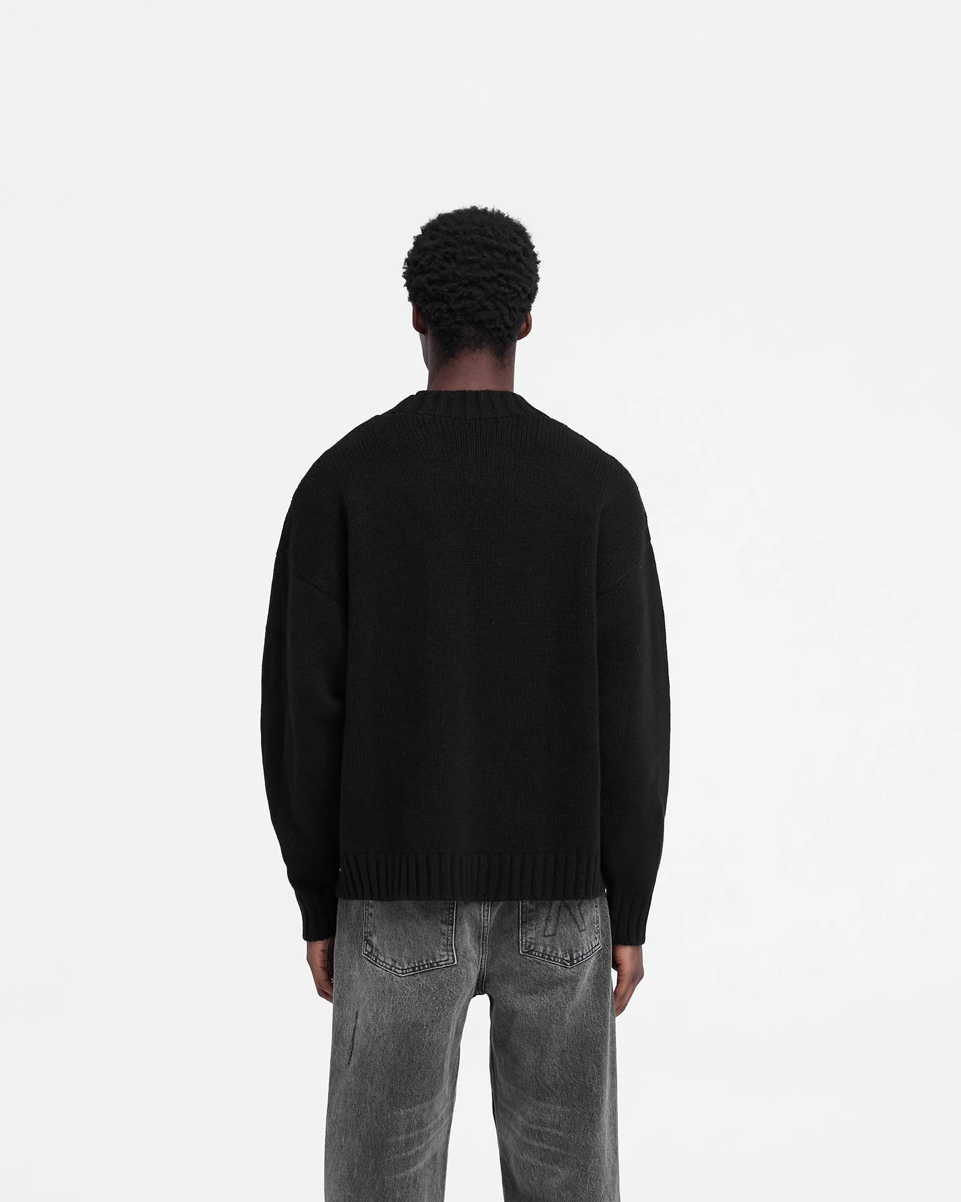 Rep Knit Jumper - Black sold by Represent product image thumbnail 4