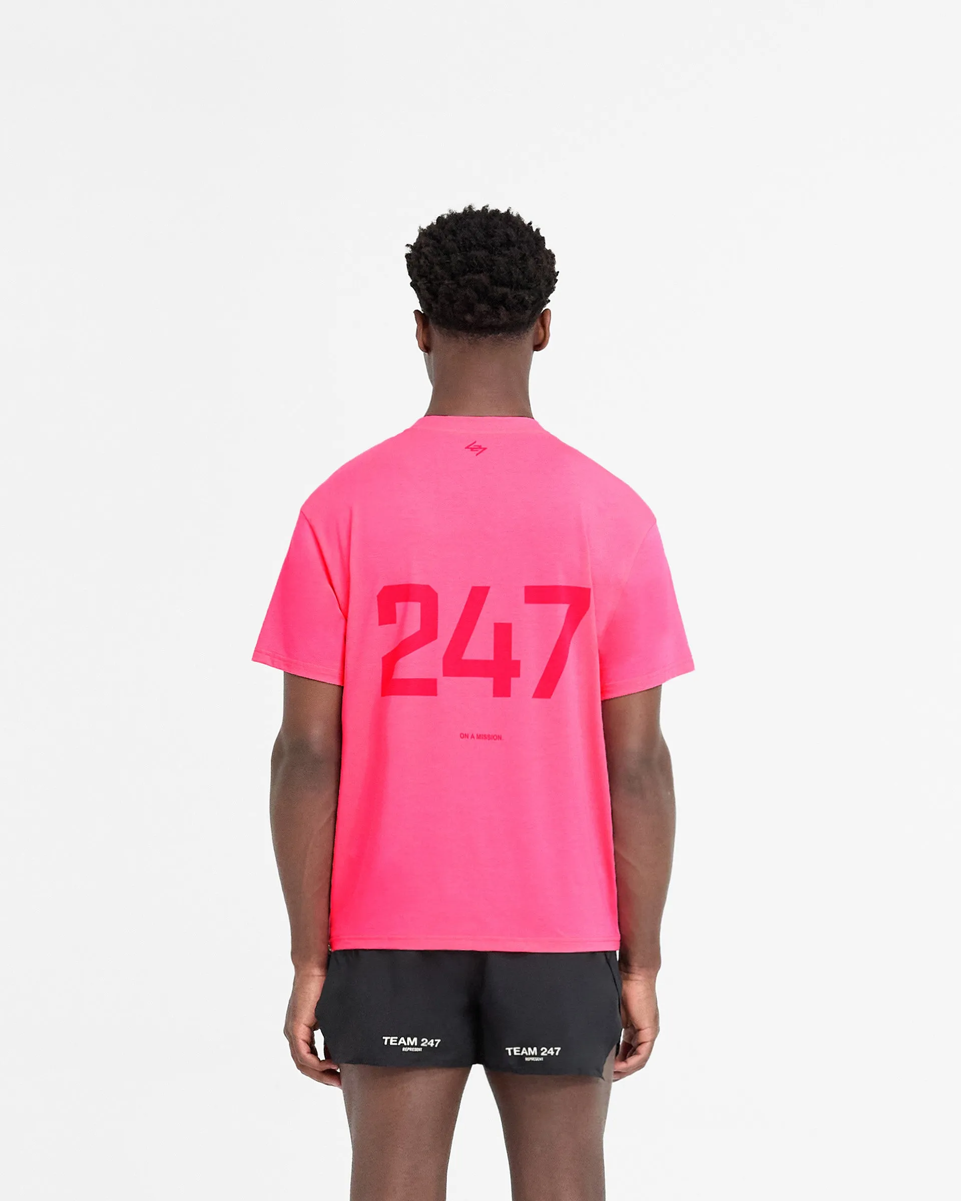 247 Oversized T-Shirt - Ultra Pink sold by Represent product image thumbnail 5