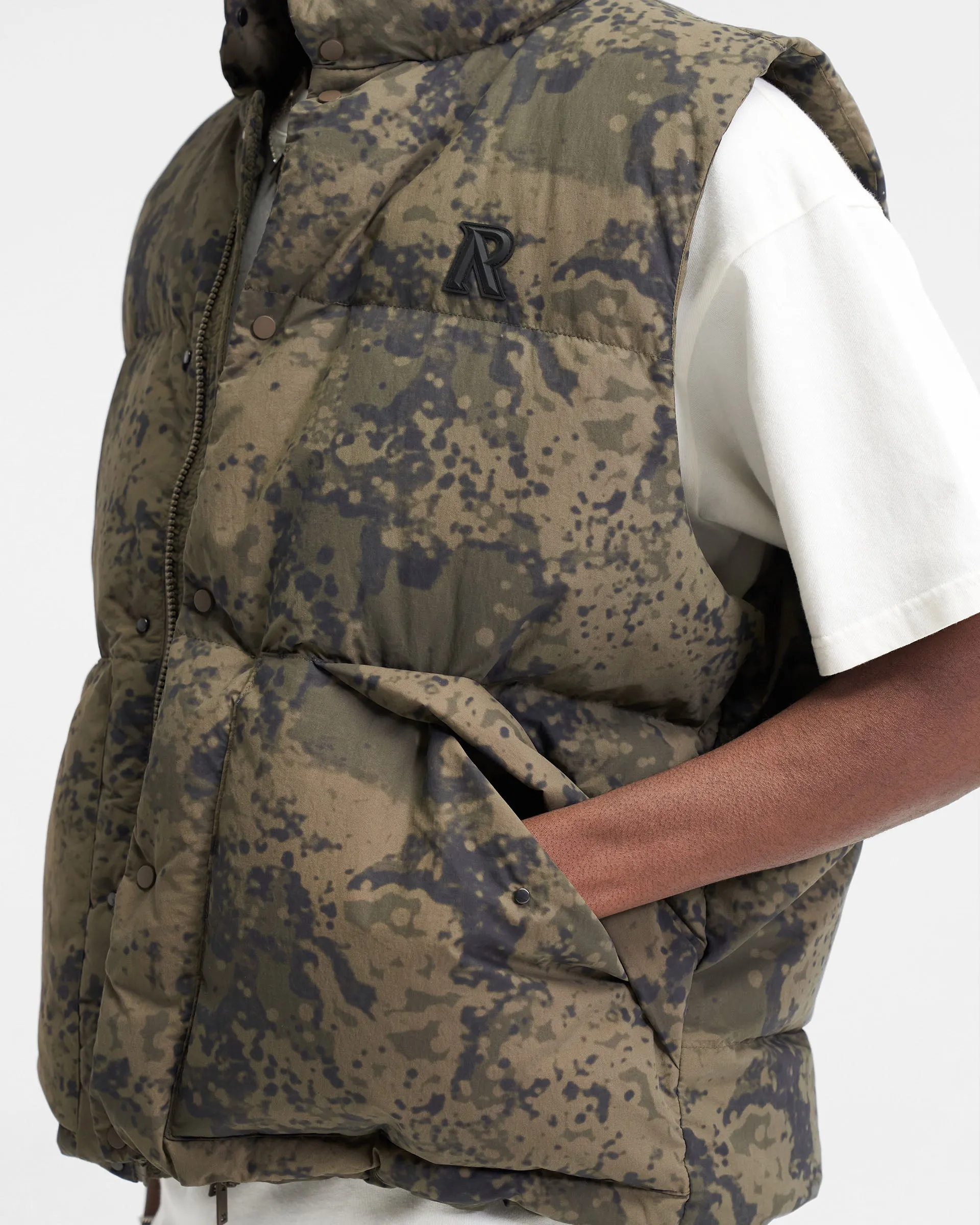Puffer Gilet - Camo sold by Represent product image thumbnail 5