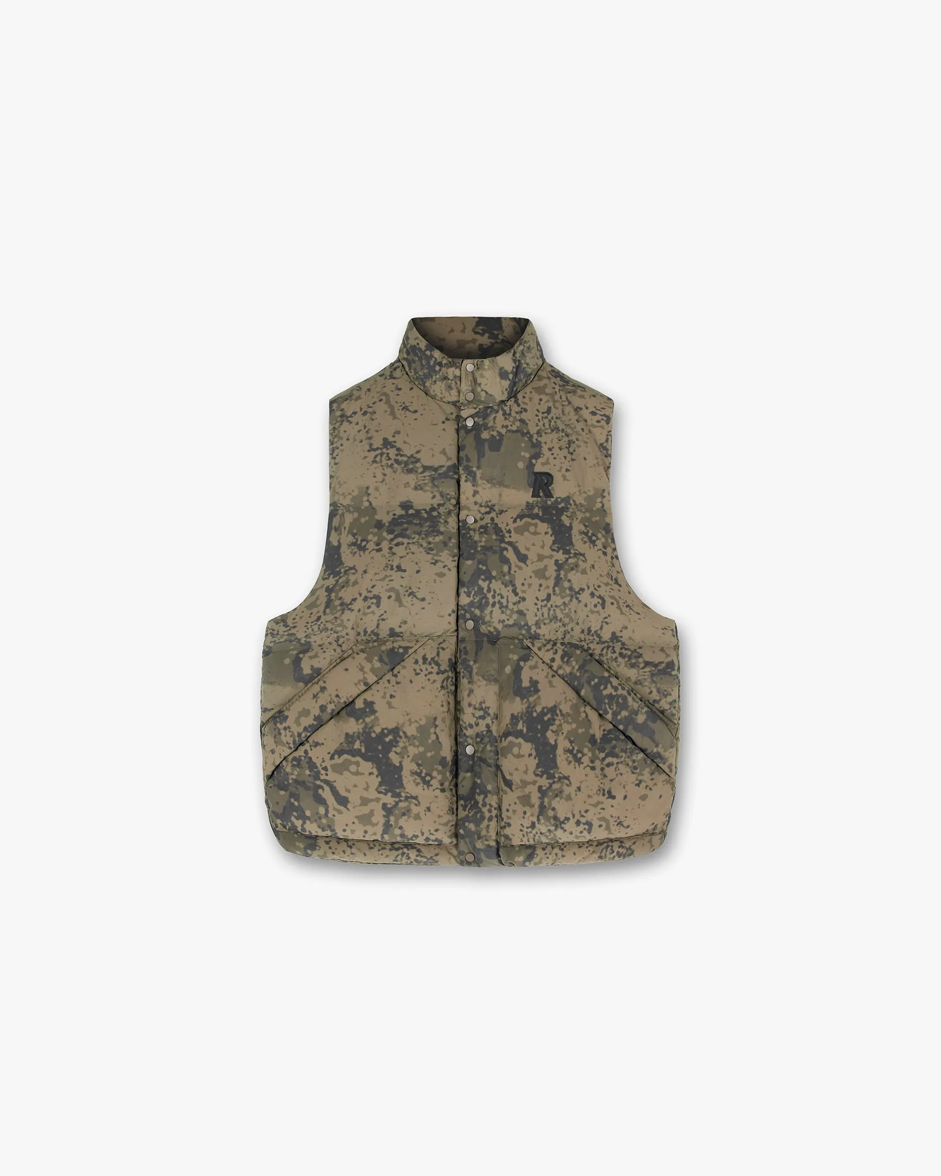 Puffer Gilet - Camo sold by Represent