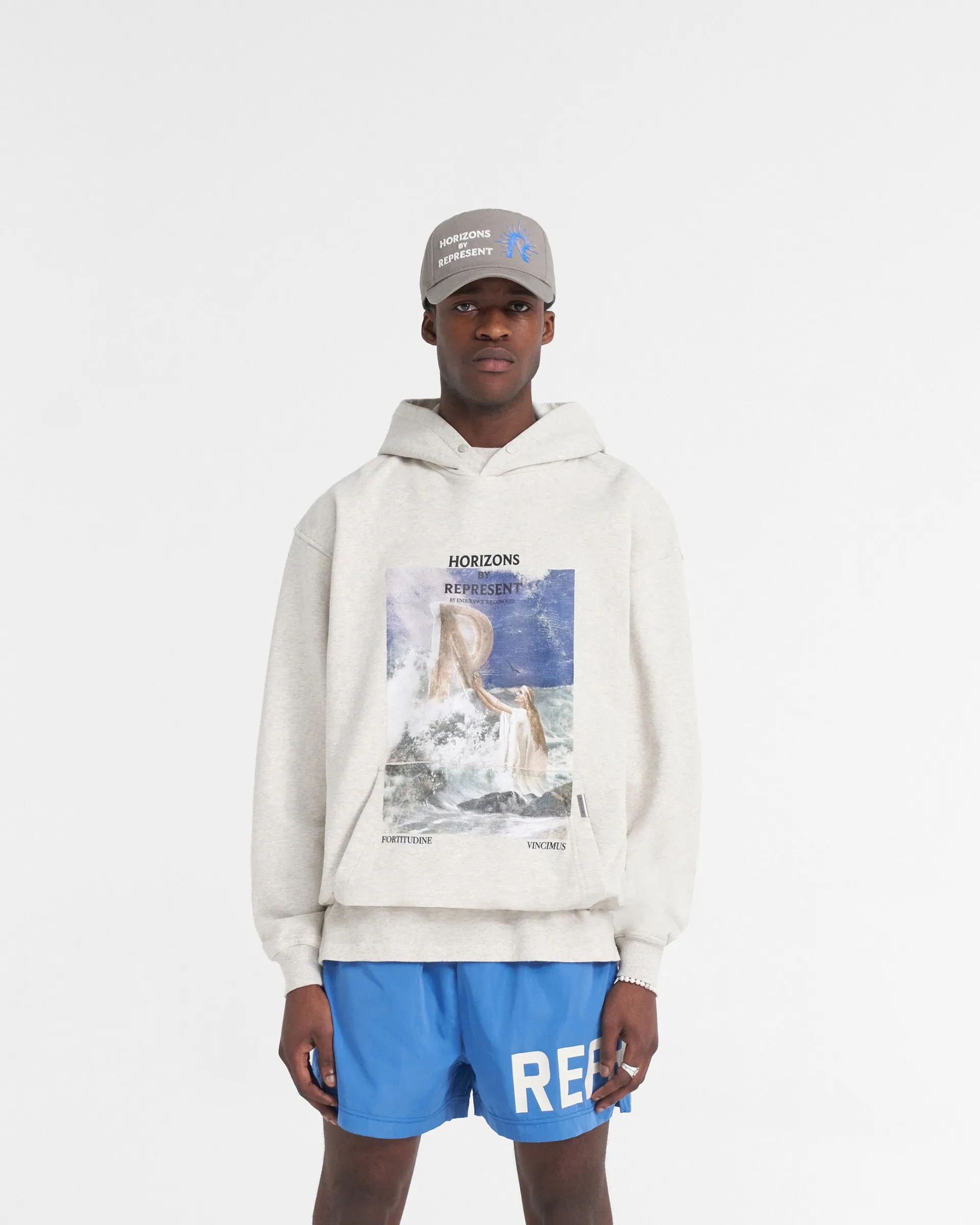 Higher Truth Hoodie - Cream Marl sold by Represent product image thumbnail 3