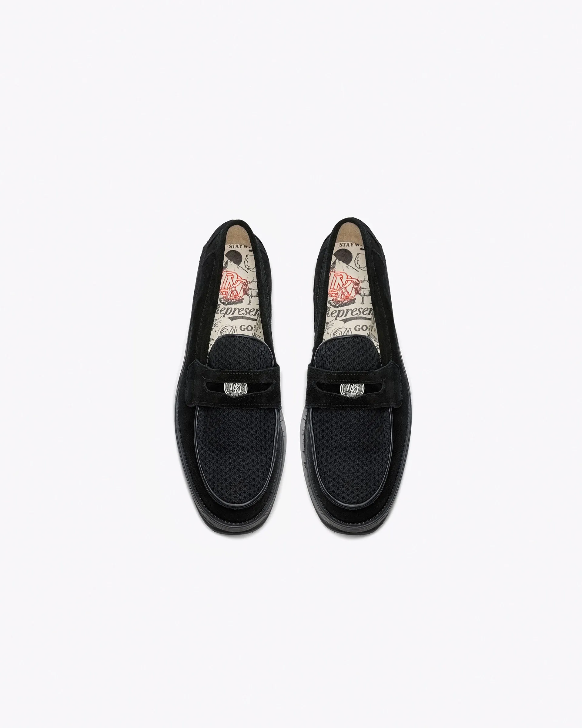 Represent X Duke + Dexter Suede Rattan Penny - Black sold by Represent product image thumbnail 5