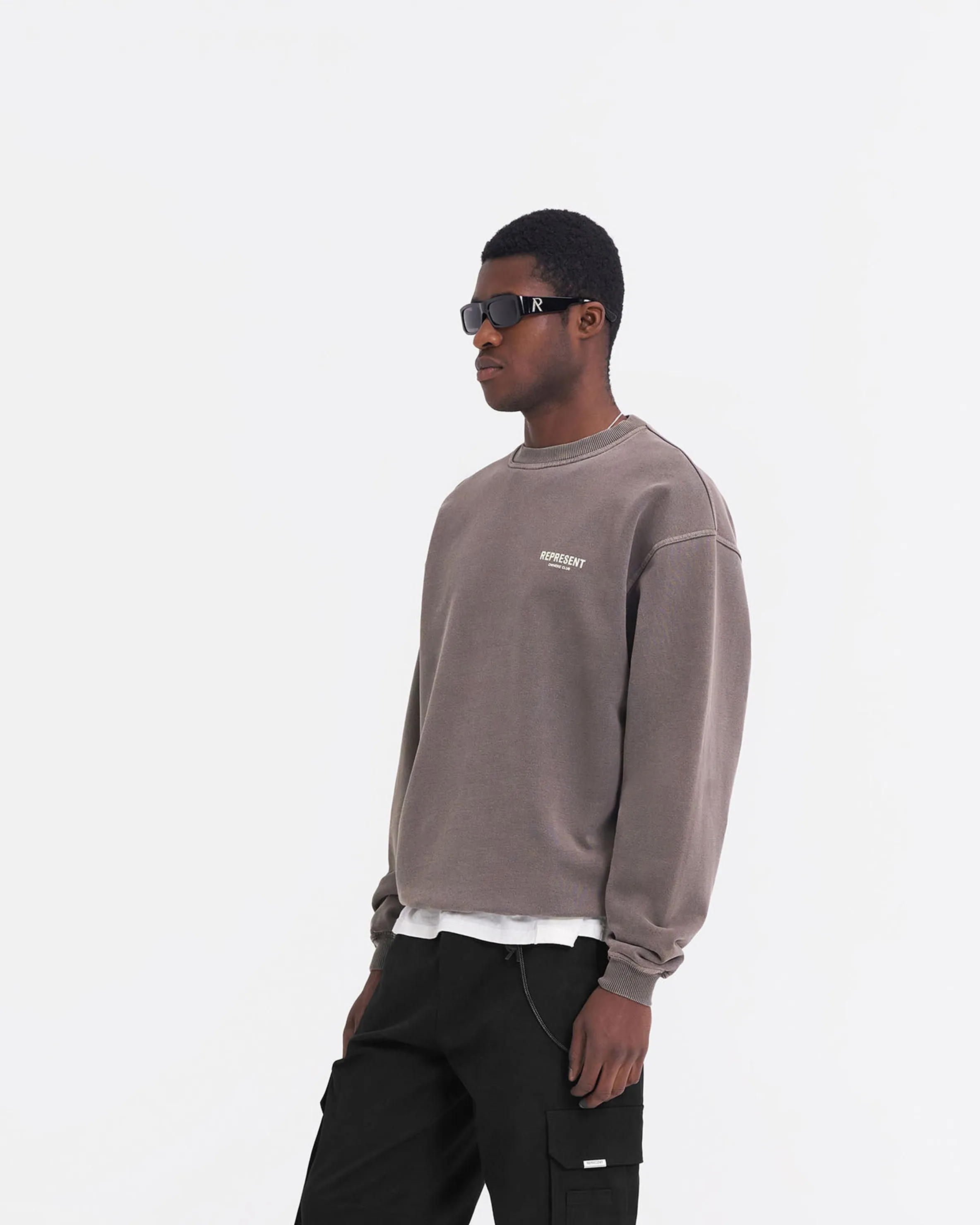 Represent Owners Club Sweater - Fog sold by Represent product image thumbnail 4
