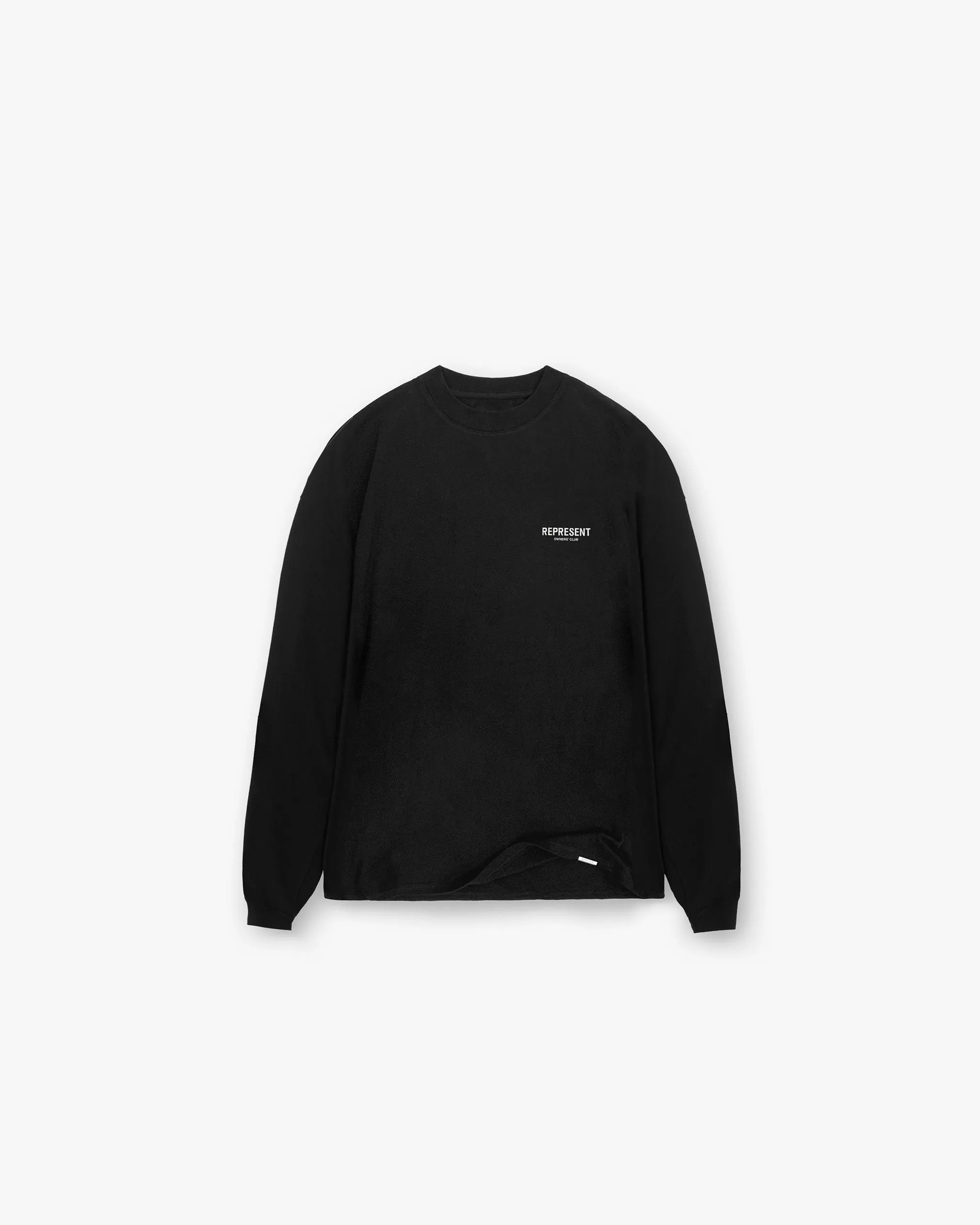 Represent Owners Club Long Sleeve T-Shirt - Black sold by Represent