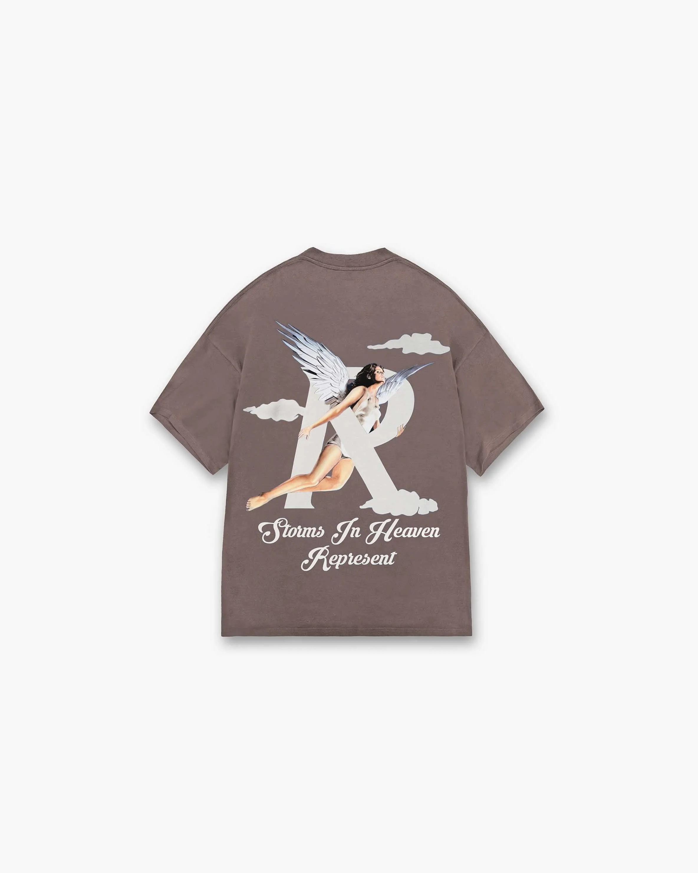 Storms In Heaven T-Shirt - Mushroom sold by Represent product image thumbnail 2
