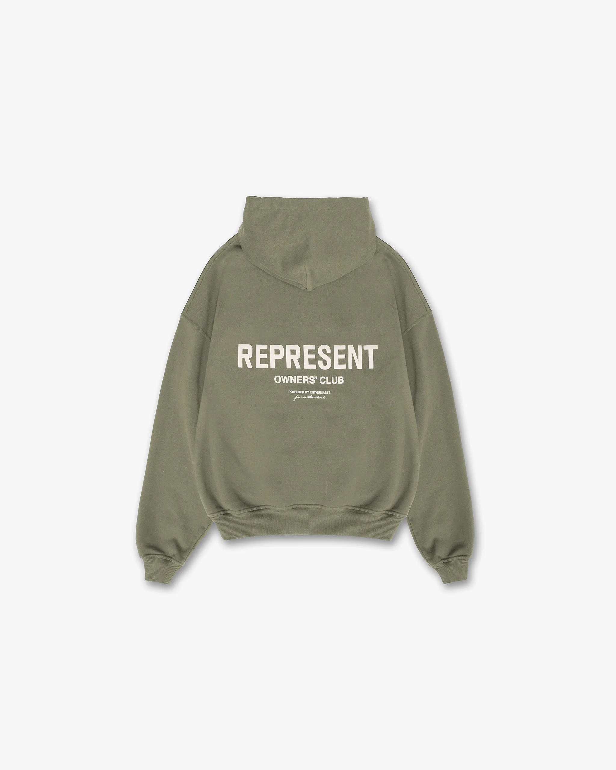 Represent Owners Club Hoodie - Olive sold by Represent product image thumbnail 2