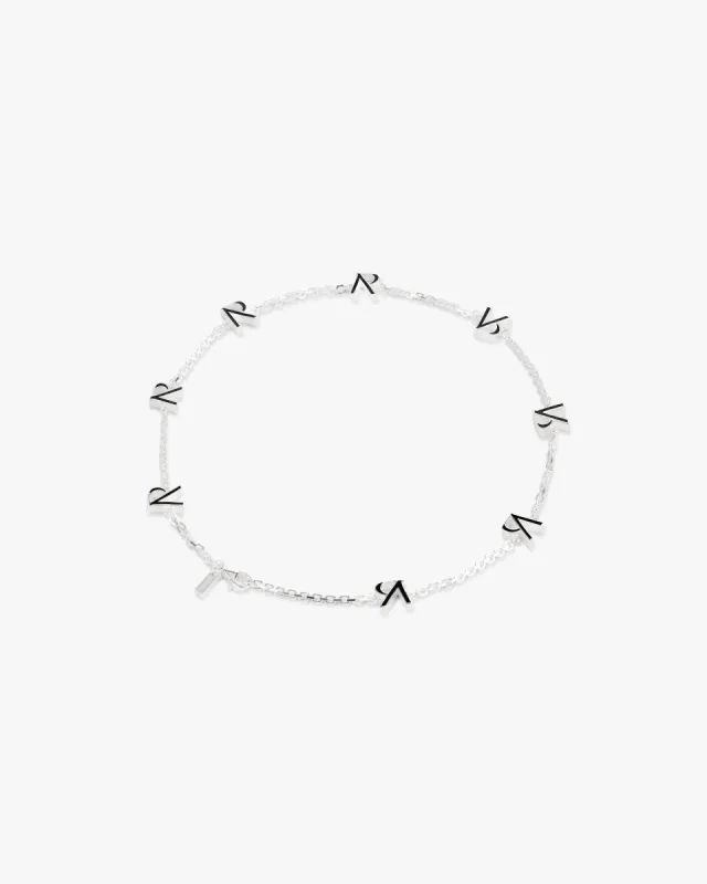 Represent Enamel Chain - Silver sold by Represent