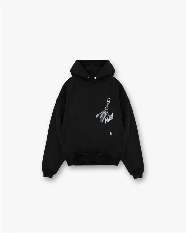 Keys To The Club Hoodie - Jet Black sold by Represent