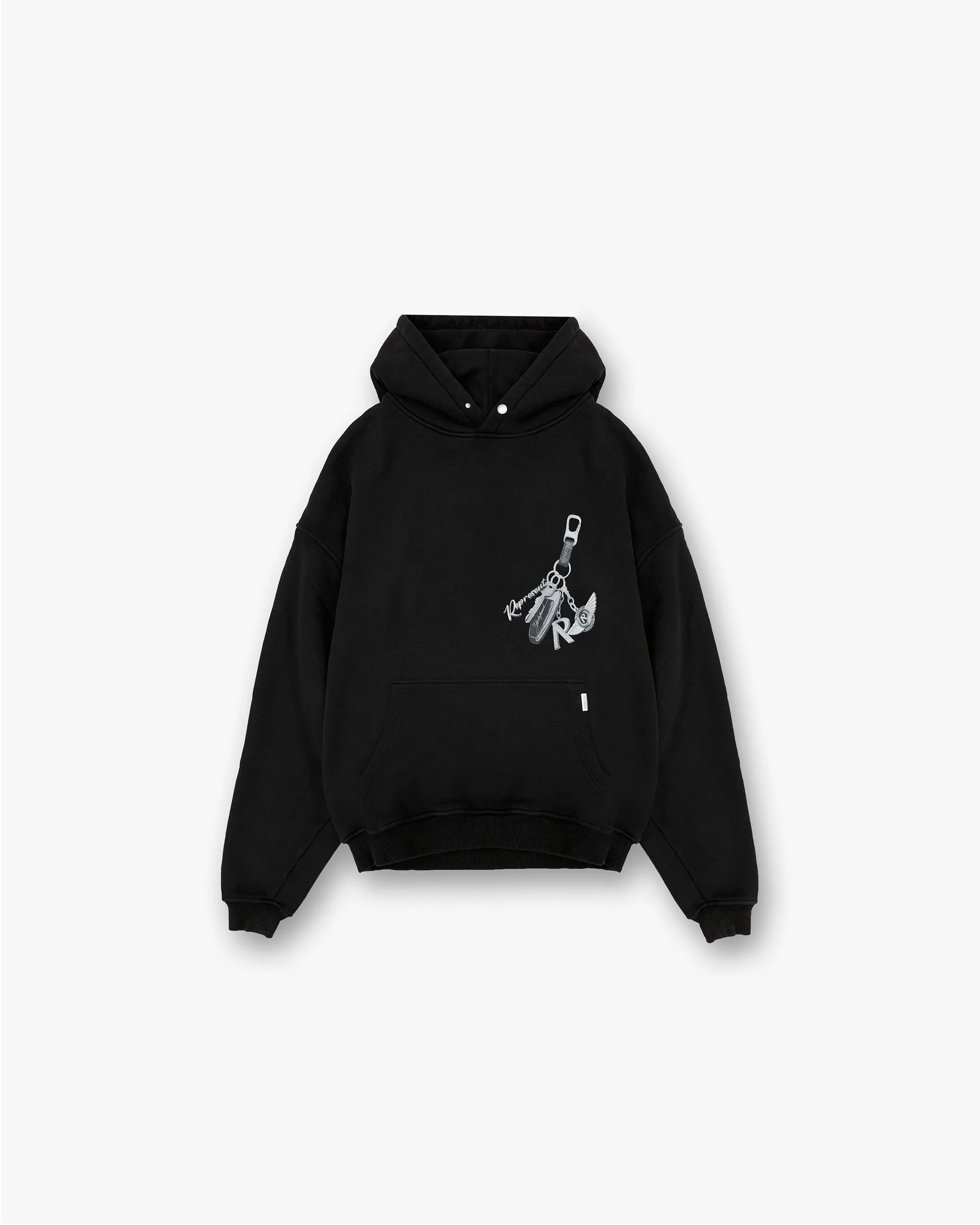 Keys To The Club Hoodie - Jet Black sold by Represent