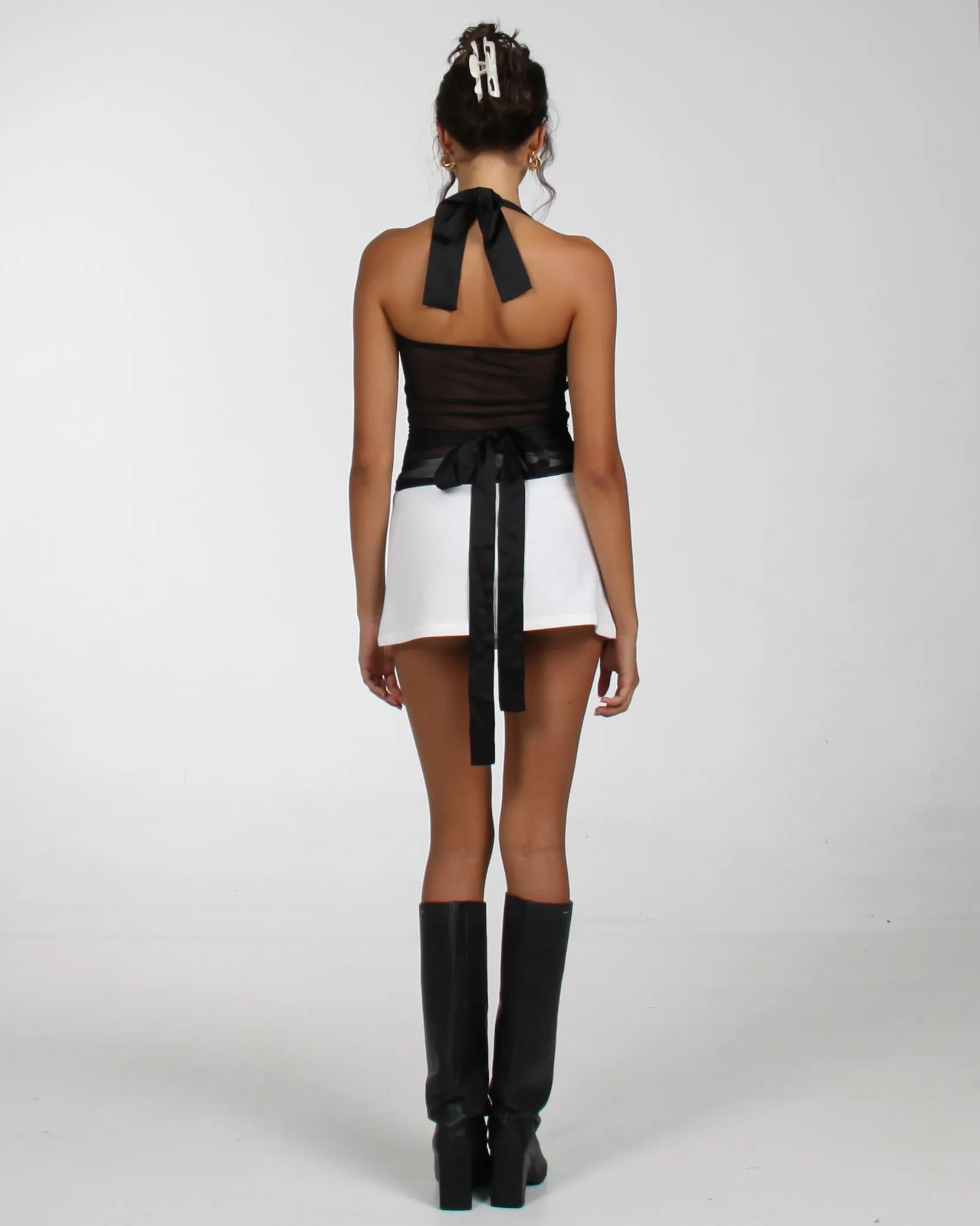 Midnight Curfew Mesh Bustier sold by Amelie Teje product image thumbnail 4