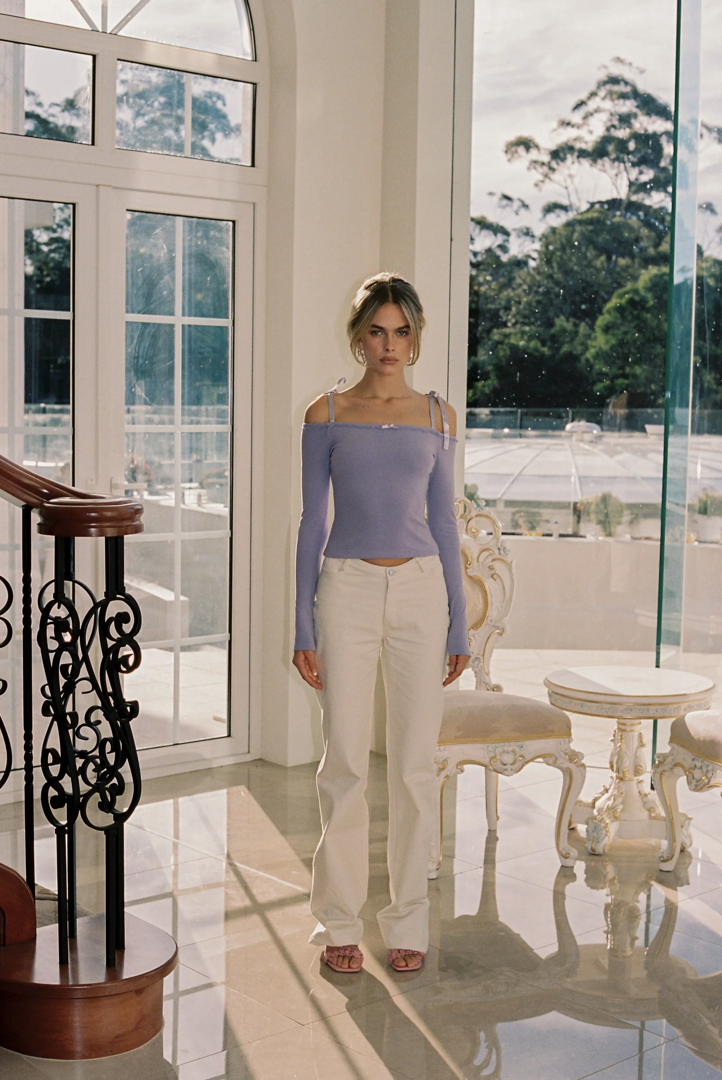 Lilac Ribbon Long Sleeve sold by Amelie Teje product image thumbnail 3