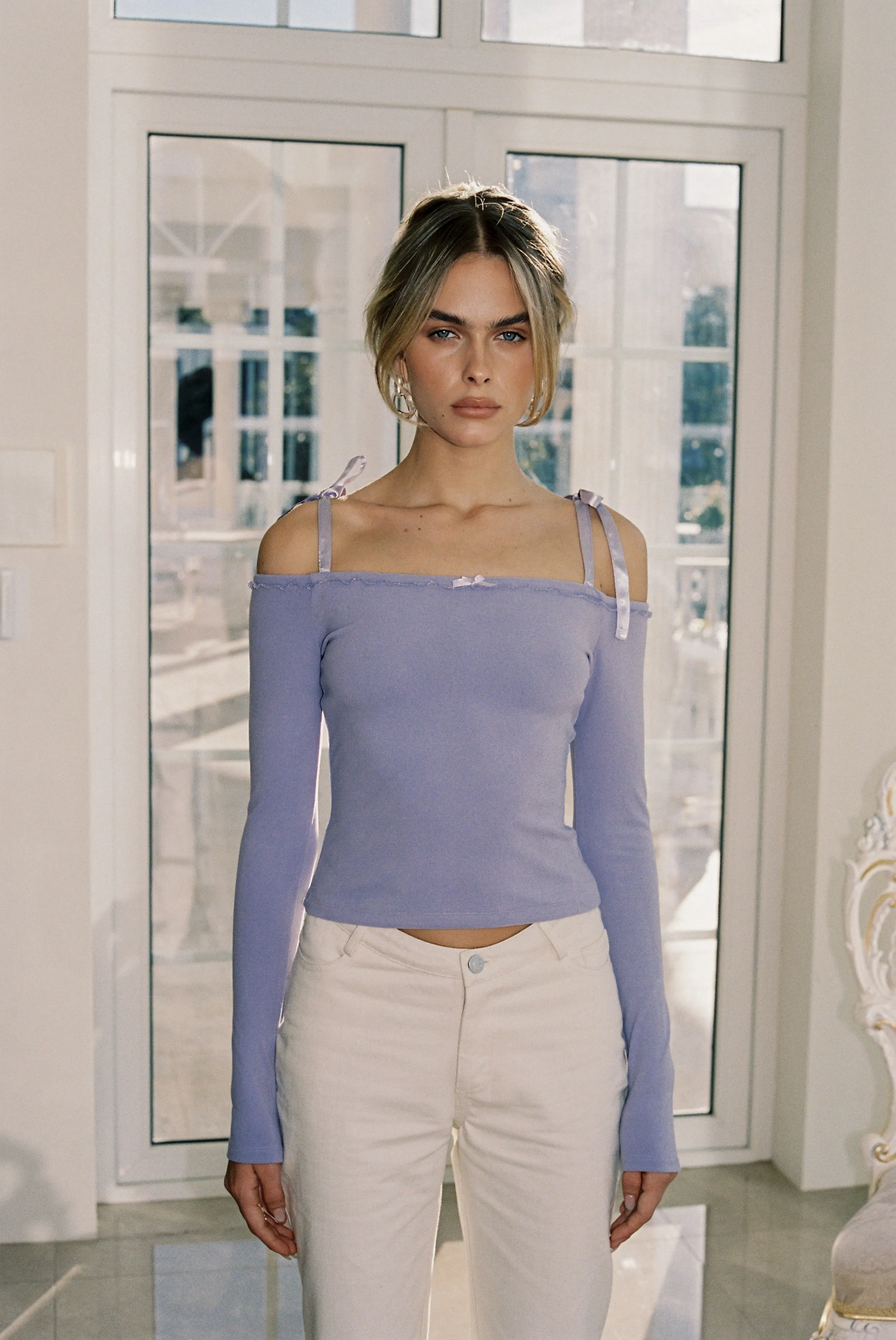 Lilac Ribbon Long Sleeve sold by Amelie Teje product image thumbnail 5