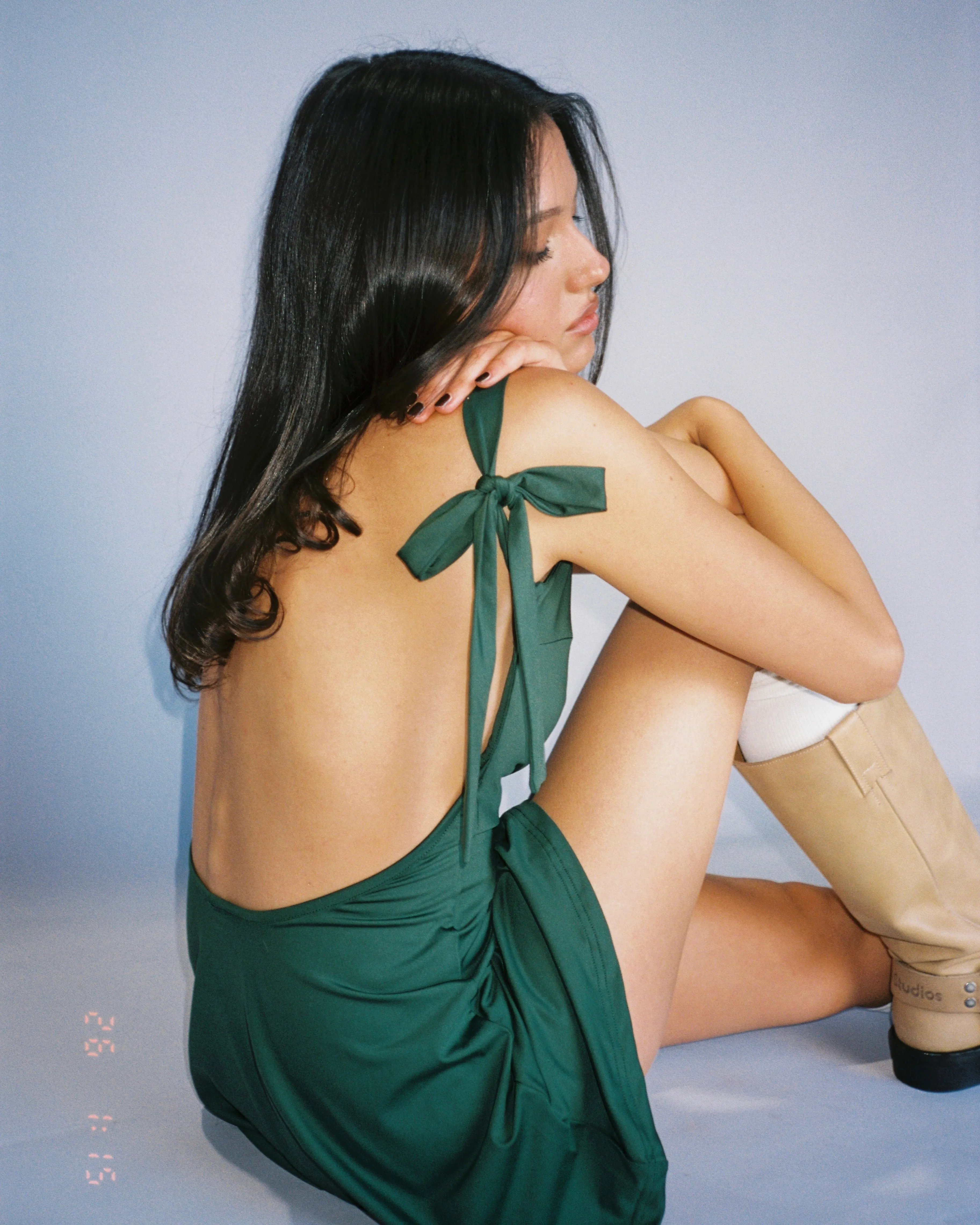 Maya Dress Kahki sold by Amelie Teje product image thumbnail 5