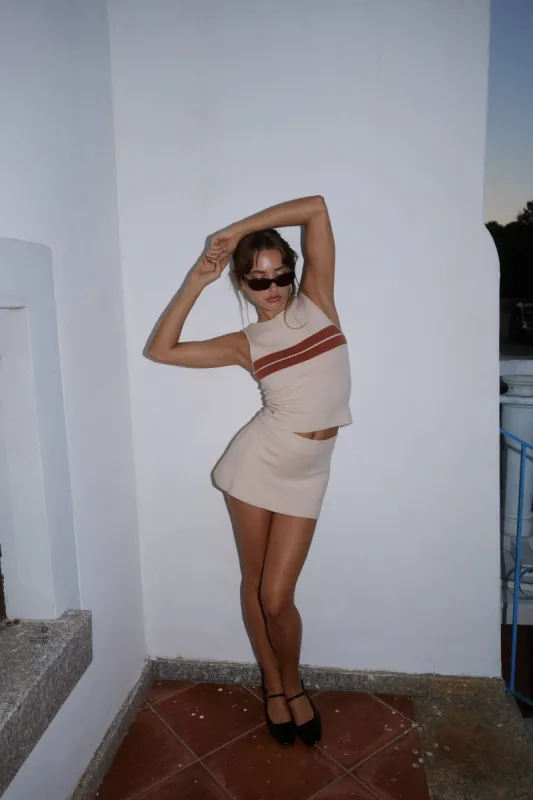 Sportiva Skirt - Neutral sold by Amelie Teje