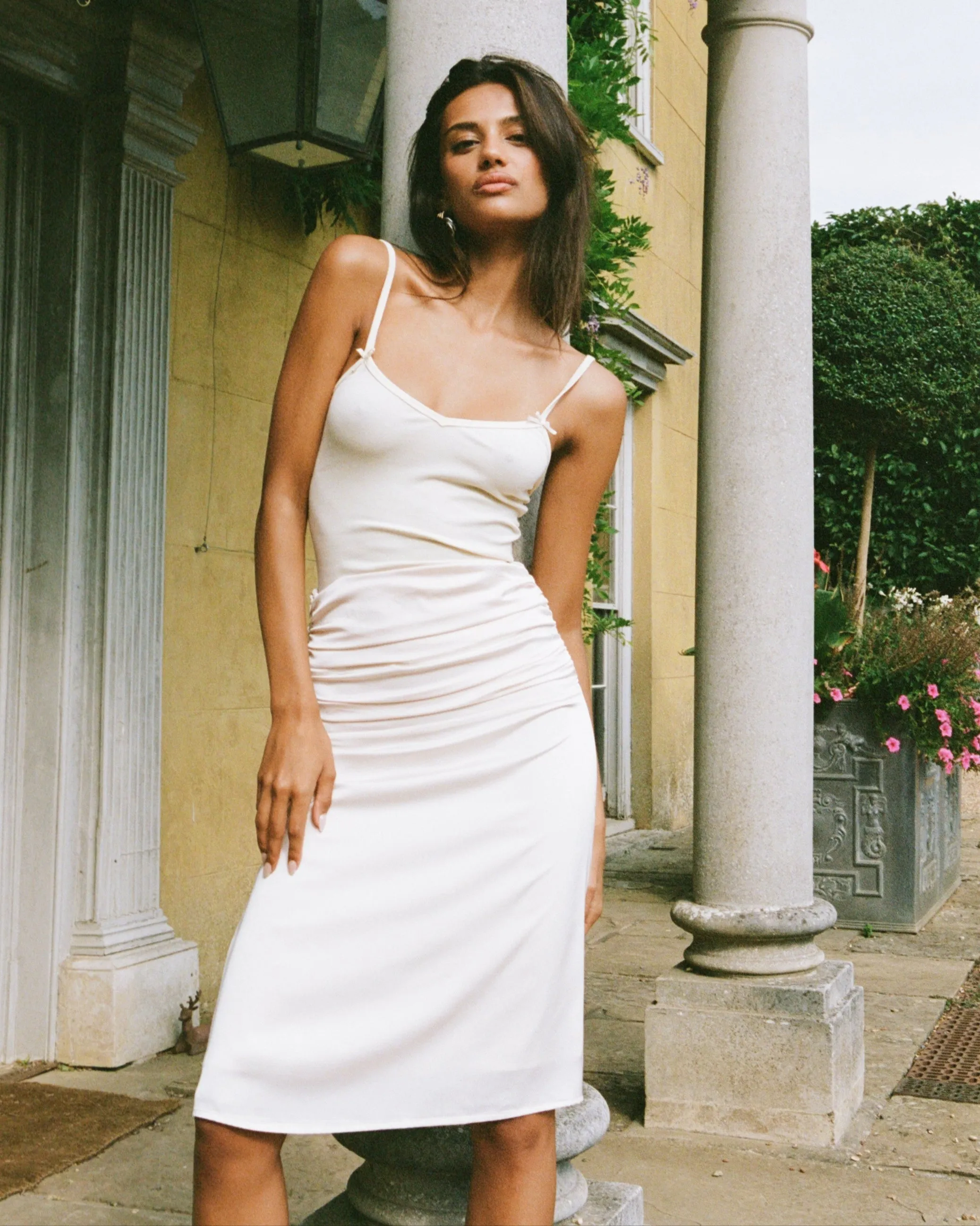 Darla Midi Skirt ~ Ivory sold by Amelie Teje product image thumbnail 4