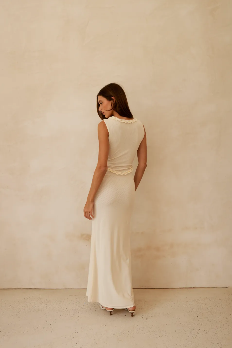 Miro Maxi Dress - Butter sold by Amelie Teje product image thumbnail 3