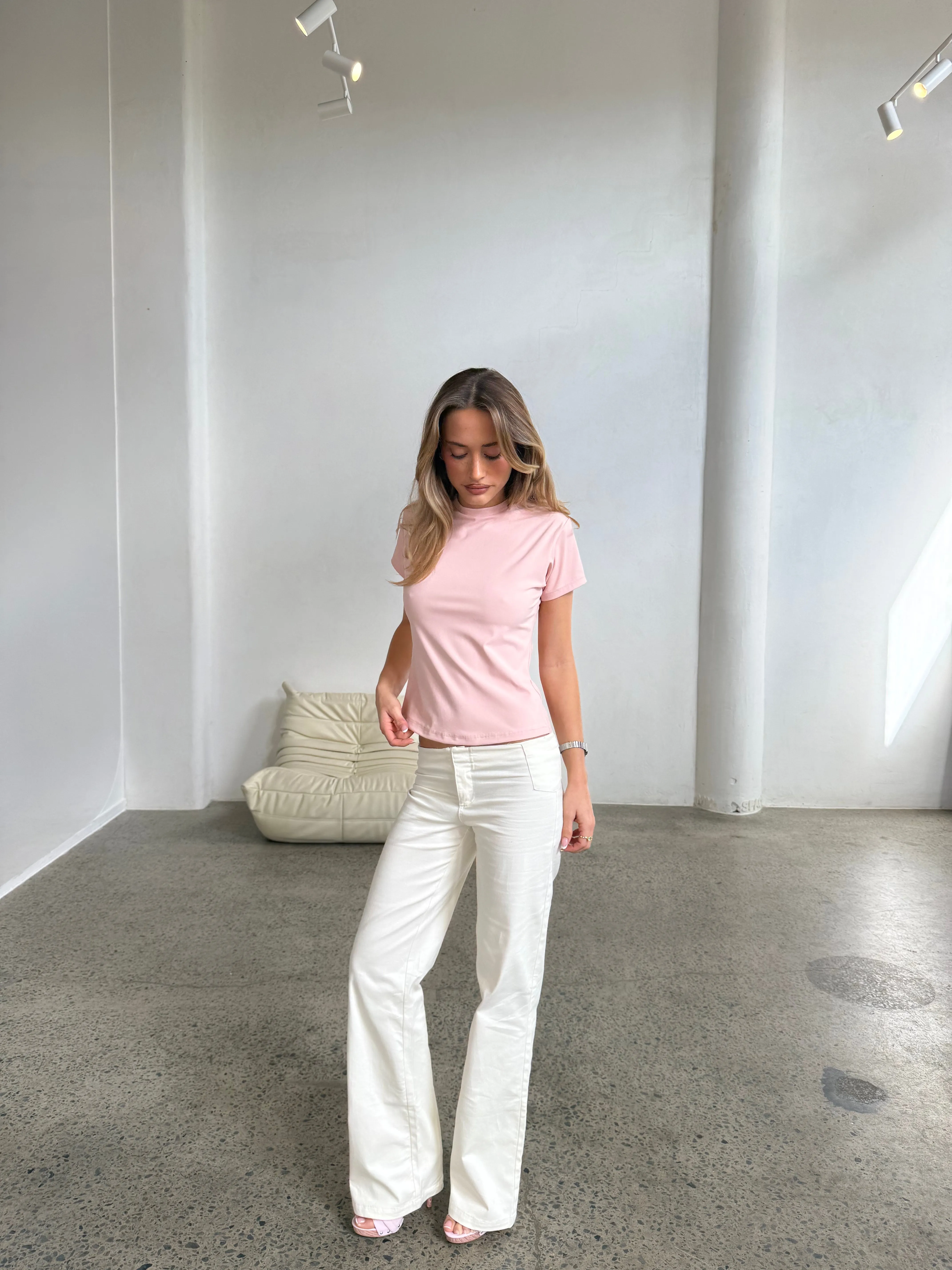 Celine Tee - Powder Pink sold by Amelie Teje product image thumbnail 2
