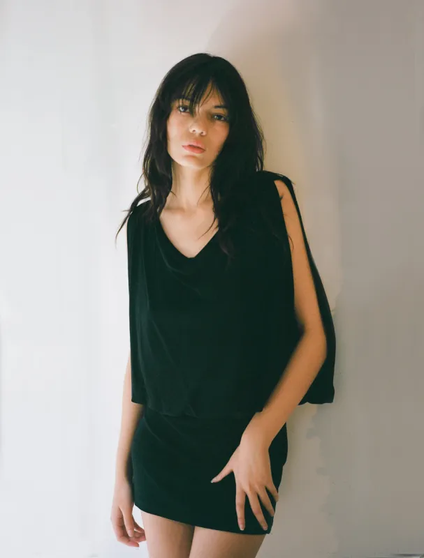 Tumbler Dress - Black sold by Dana Foley NYC