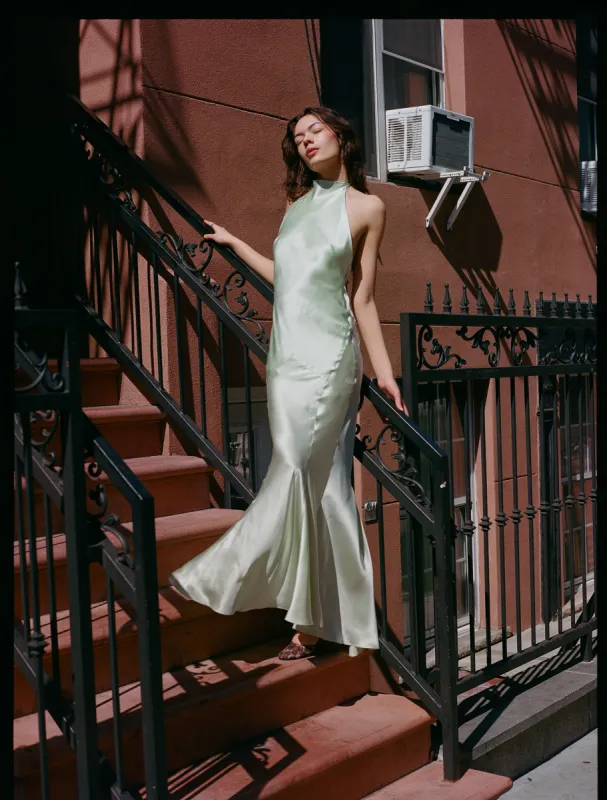 Hollywood Gown - Mint Green sold by Dana Foley NYC
