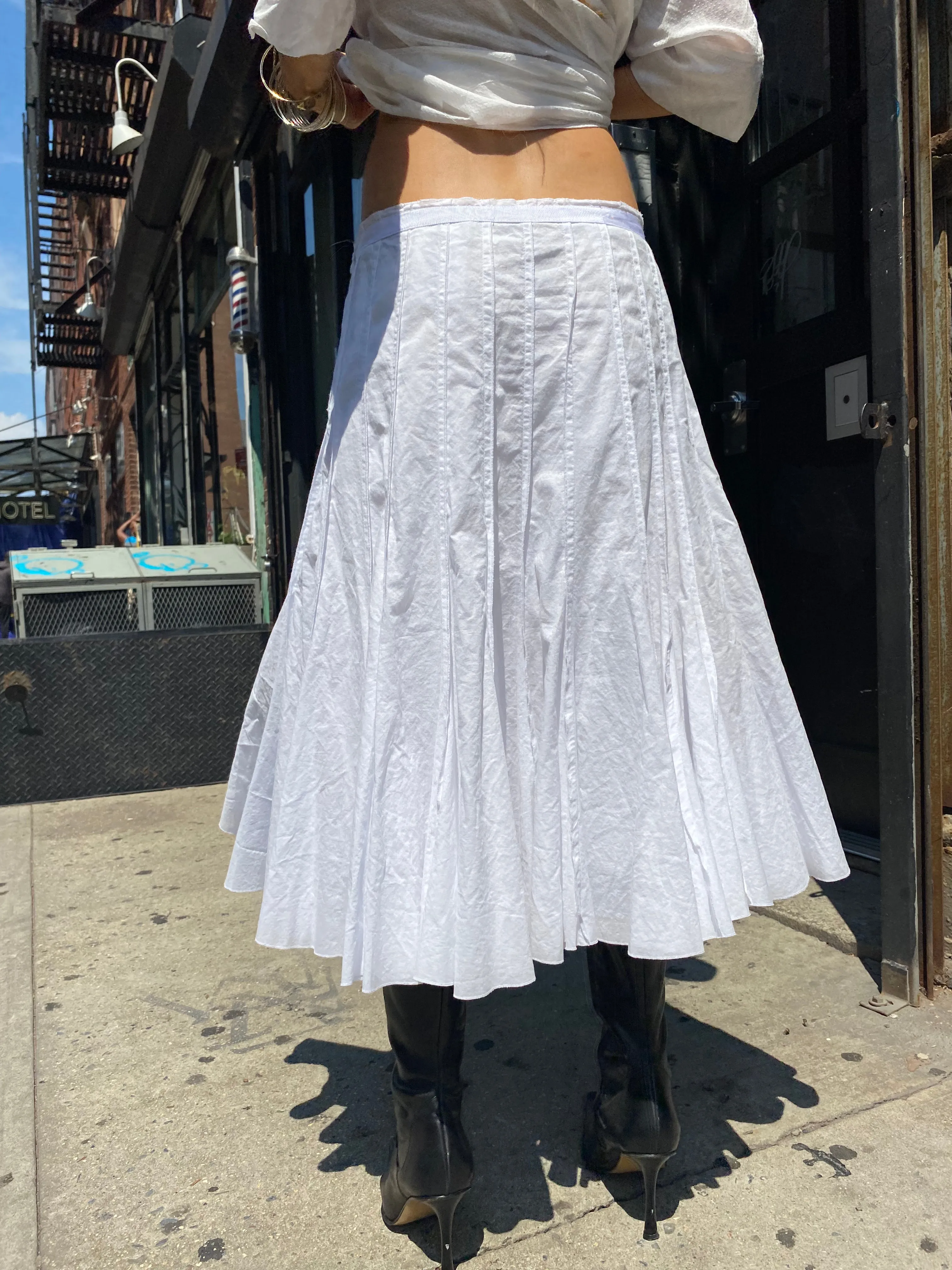 Picnic Pleat Skirt sold by Dana Foley NYC product image thumbnail 3