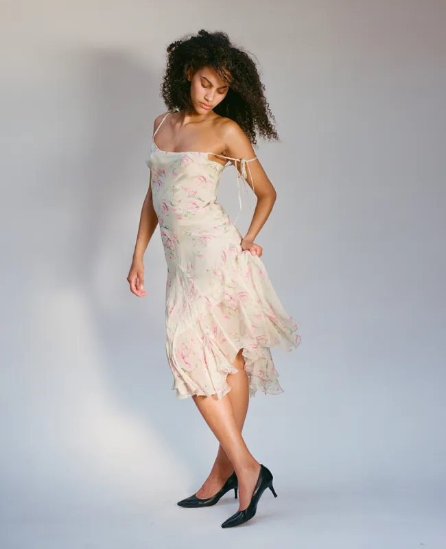 Frida Dress - Yellow Floral sold by Dana Foley NYC