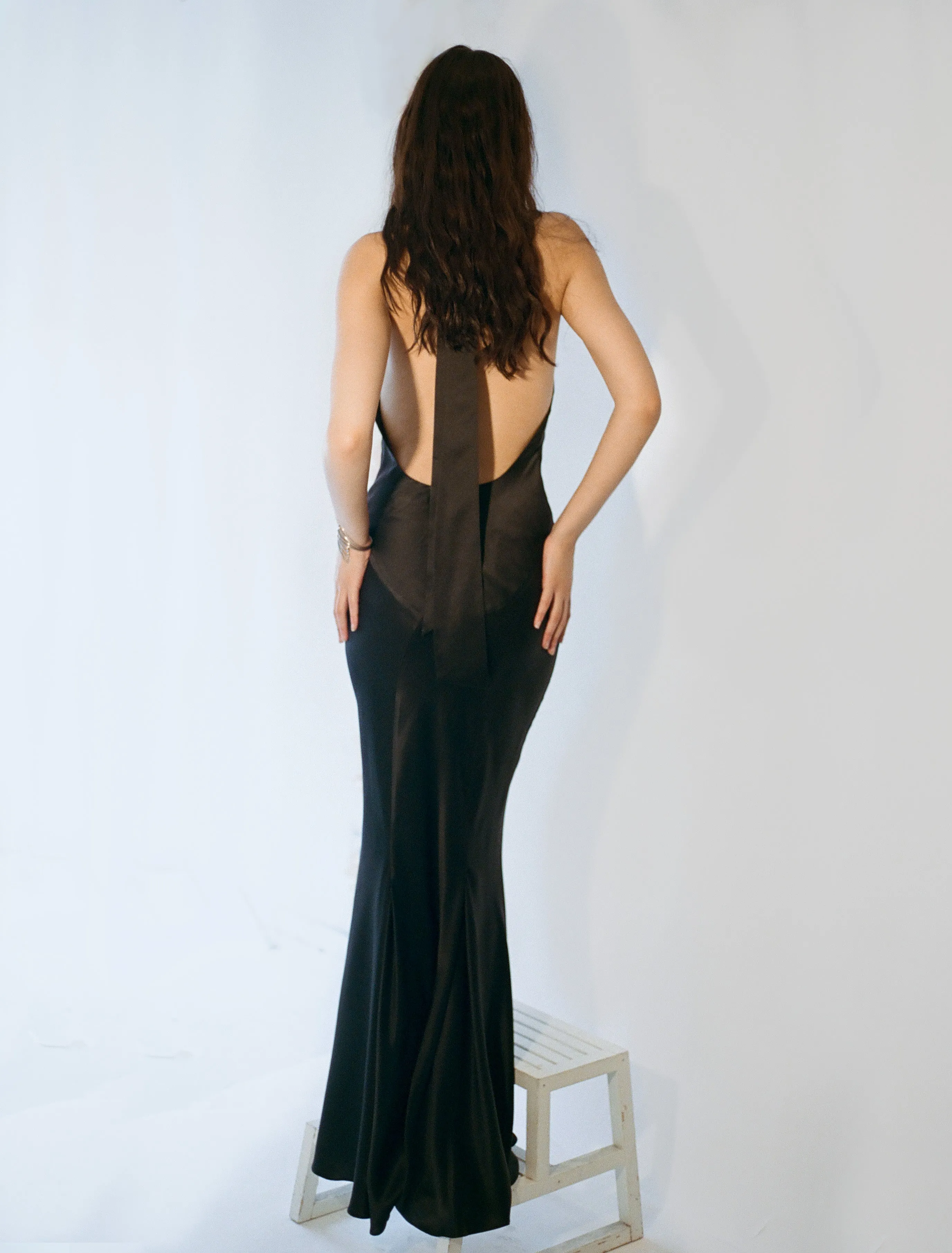 Hollywood Gown - Black sold by Dana Foley NYC product image thumbnail 3