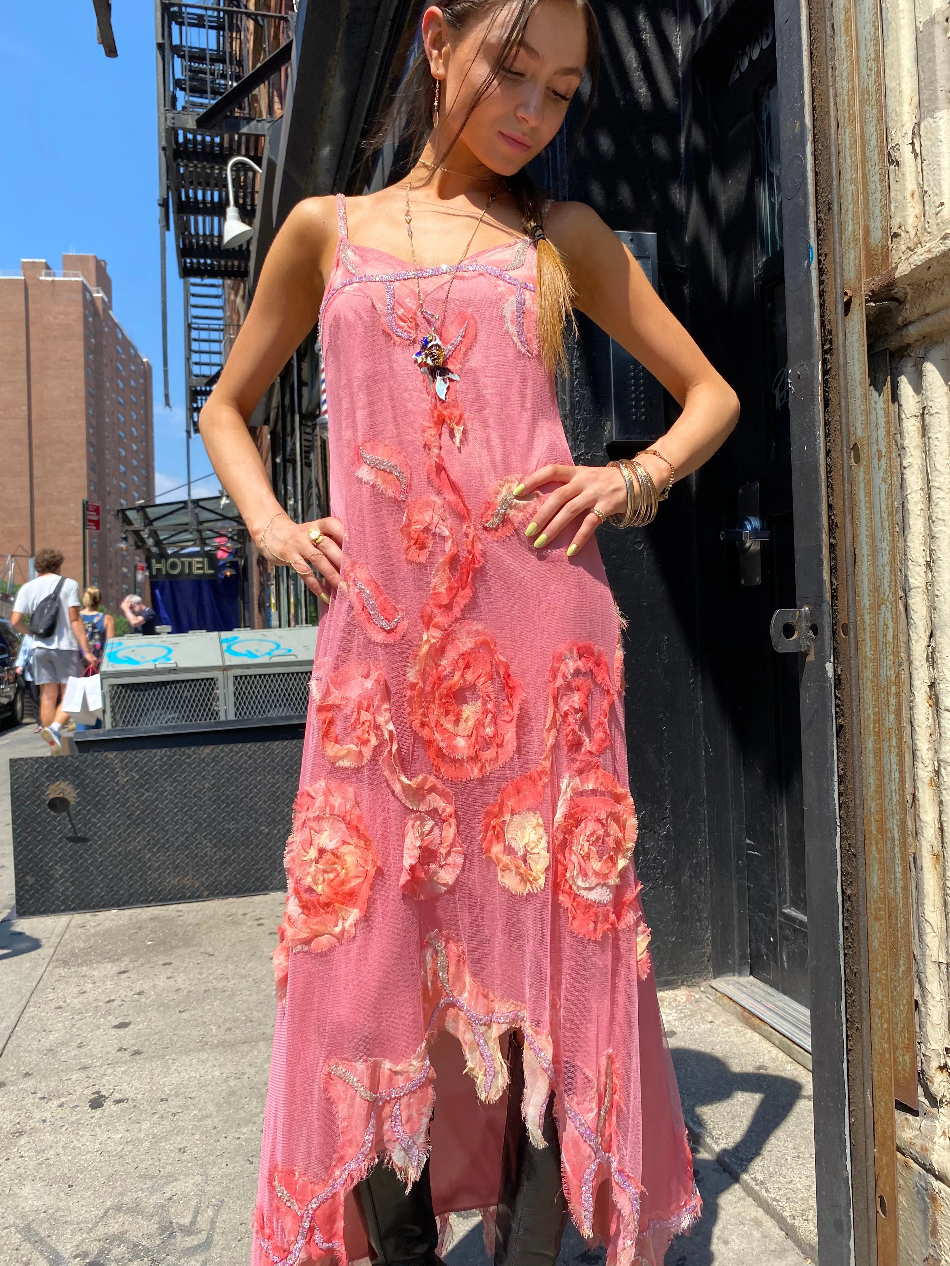 Applique Allure Dress sold by Dana Foley NYC product image thumbnail 4