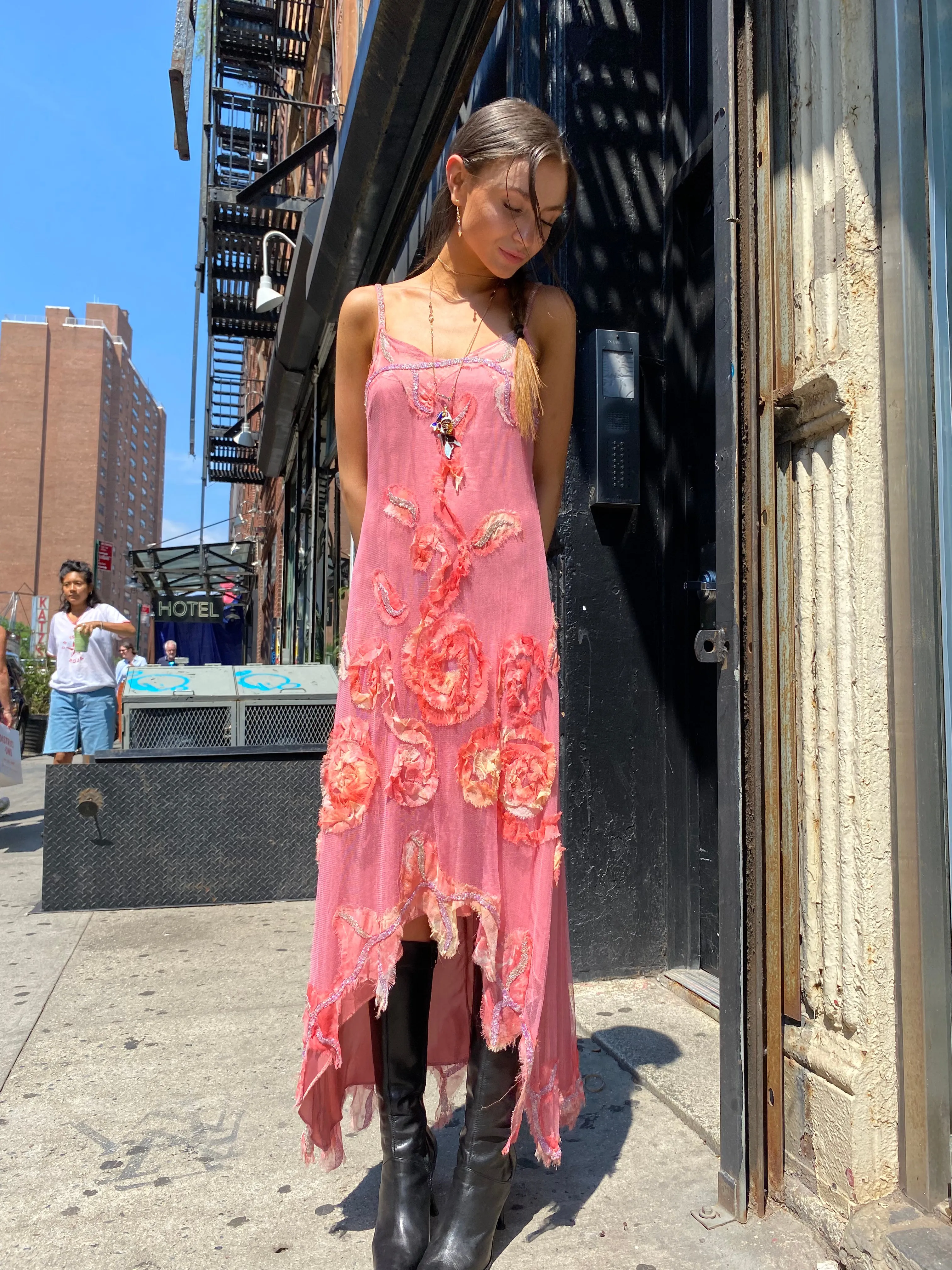 Applique Allure Dress sold by Dana Foley NYC