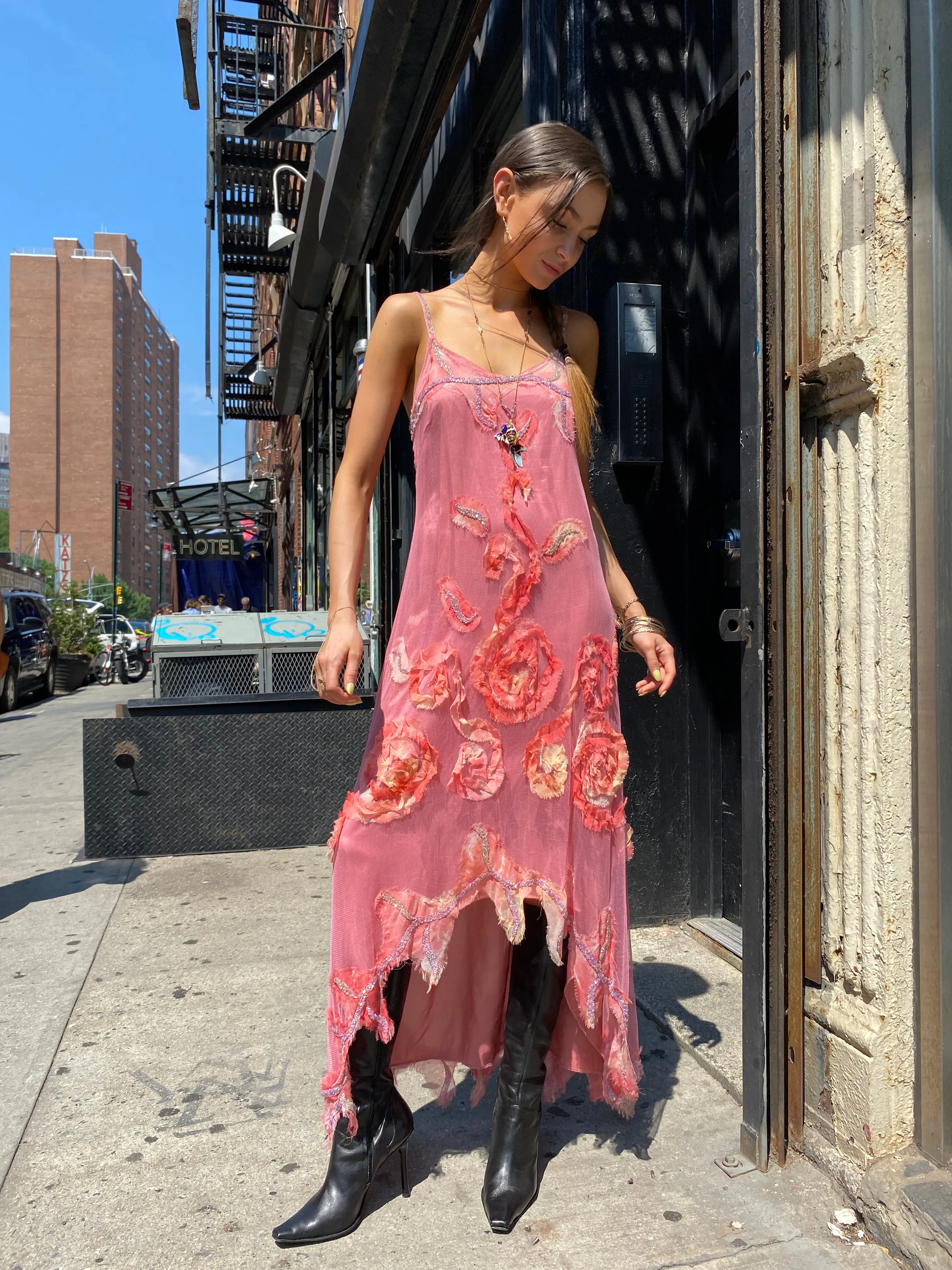 Applique Allure Dress sold by Dana Foley NYC product image thumbnail 2