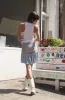 Isla Mini Skirt - Blue sold by Dana Foley NYC