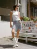 Isla Mini Skirt - Blue sold by Dana Foley NYC