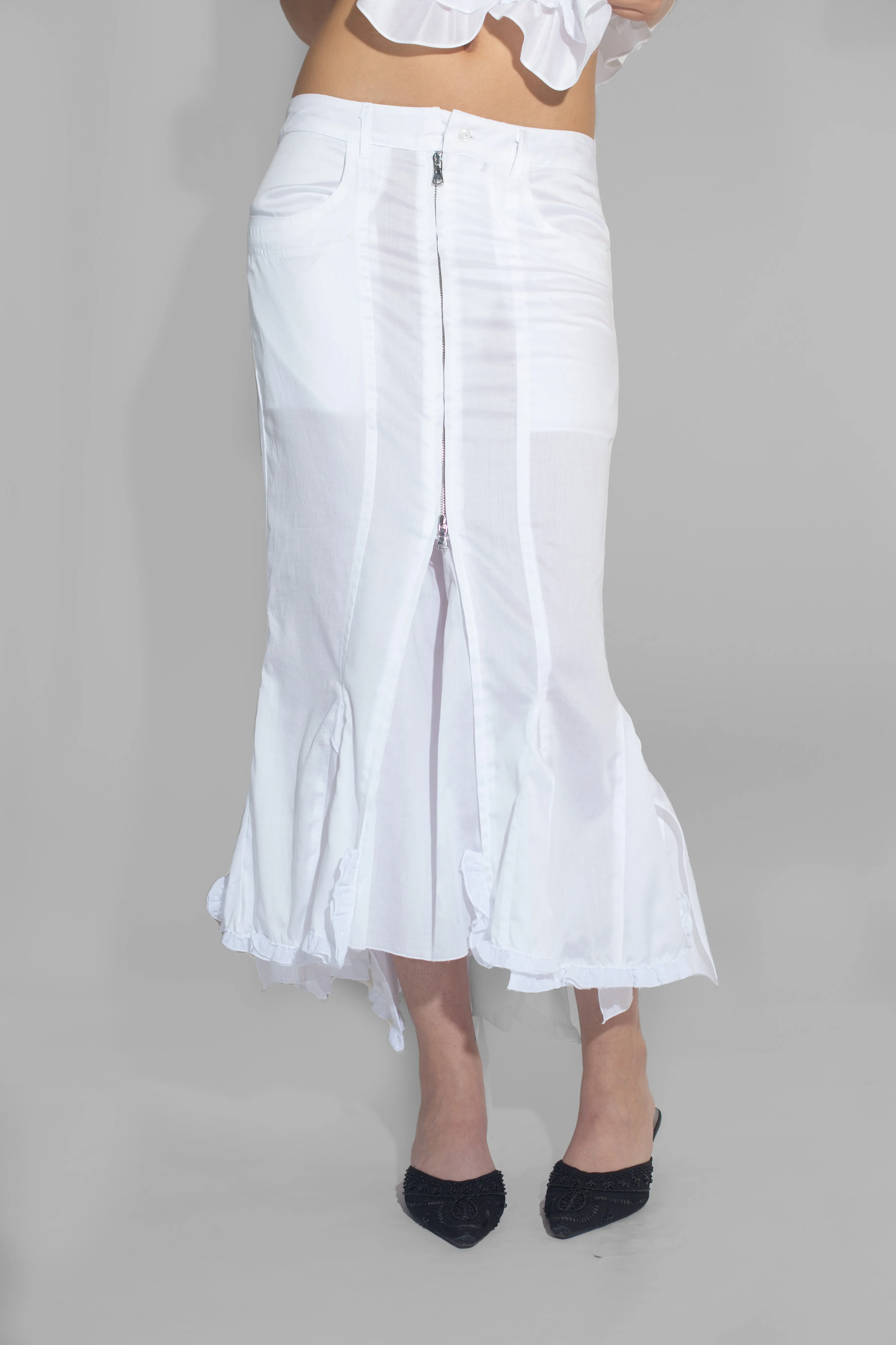 VonMal Skirt - White sold by Dana Foley NYC