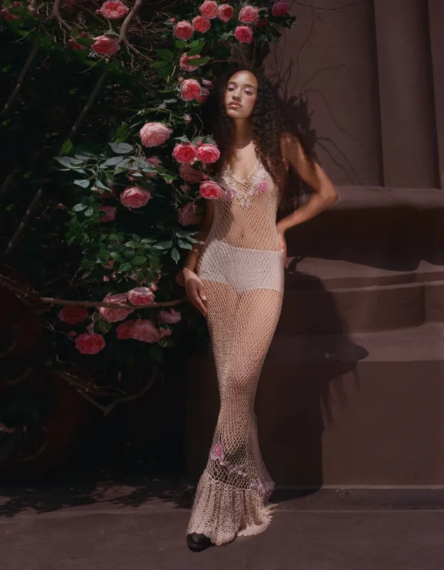 Isla Knit Dress - Nude sold by Dana Foley NYC