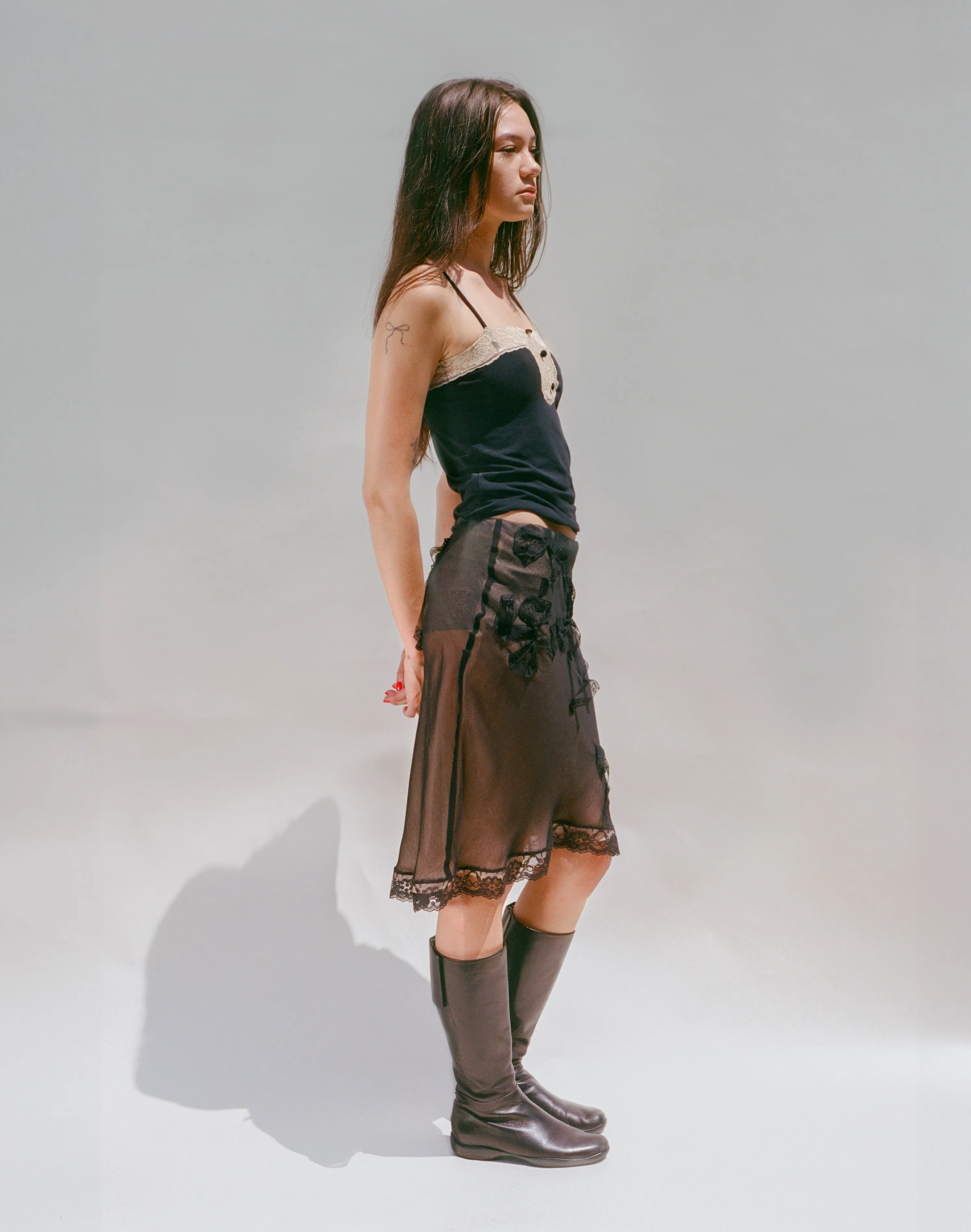 Flirty Skirt - Black Bow sold by Dana Foley NYC product image thumbnail 4