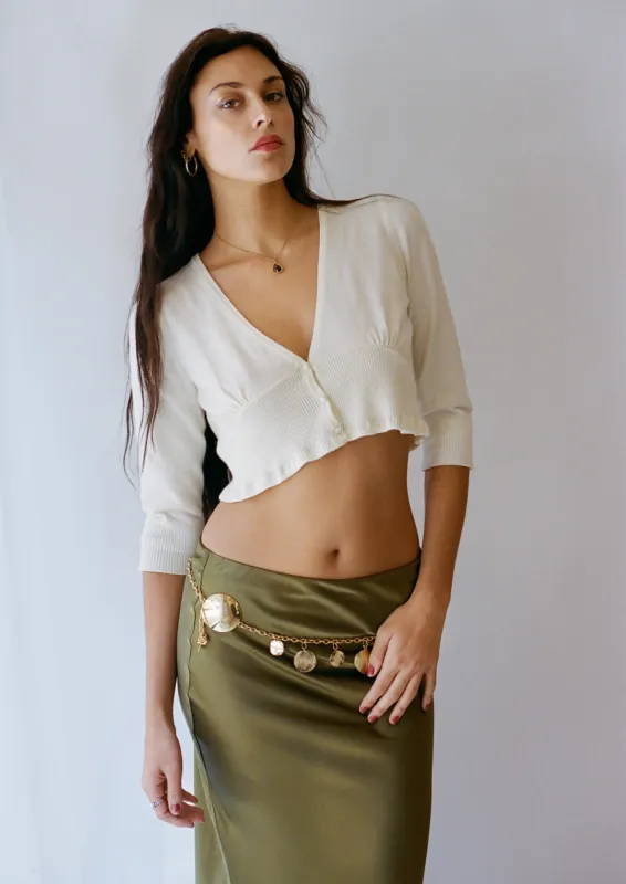 Betsy Skirt - Army Green sold by Dana Foley NYC