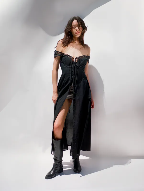 Edwardian Dress - Black sold by Dana Foley NYC